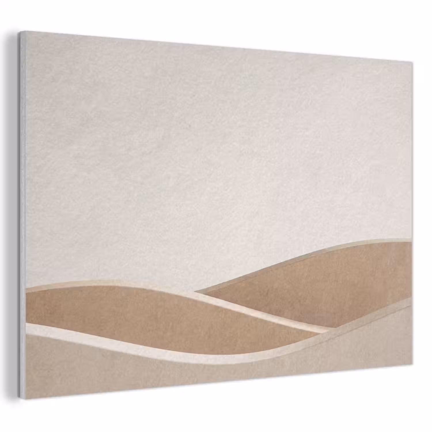 Abstract - Golven - Modern - Beige PET vilt klein -3d
