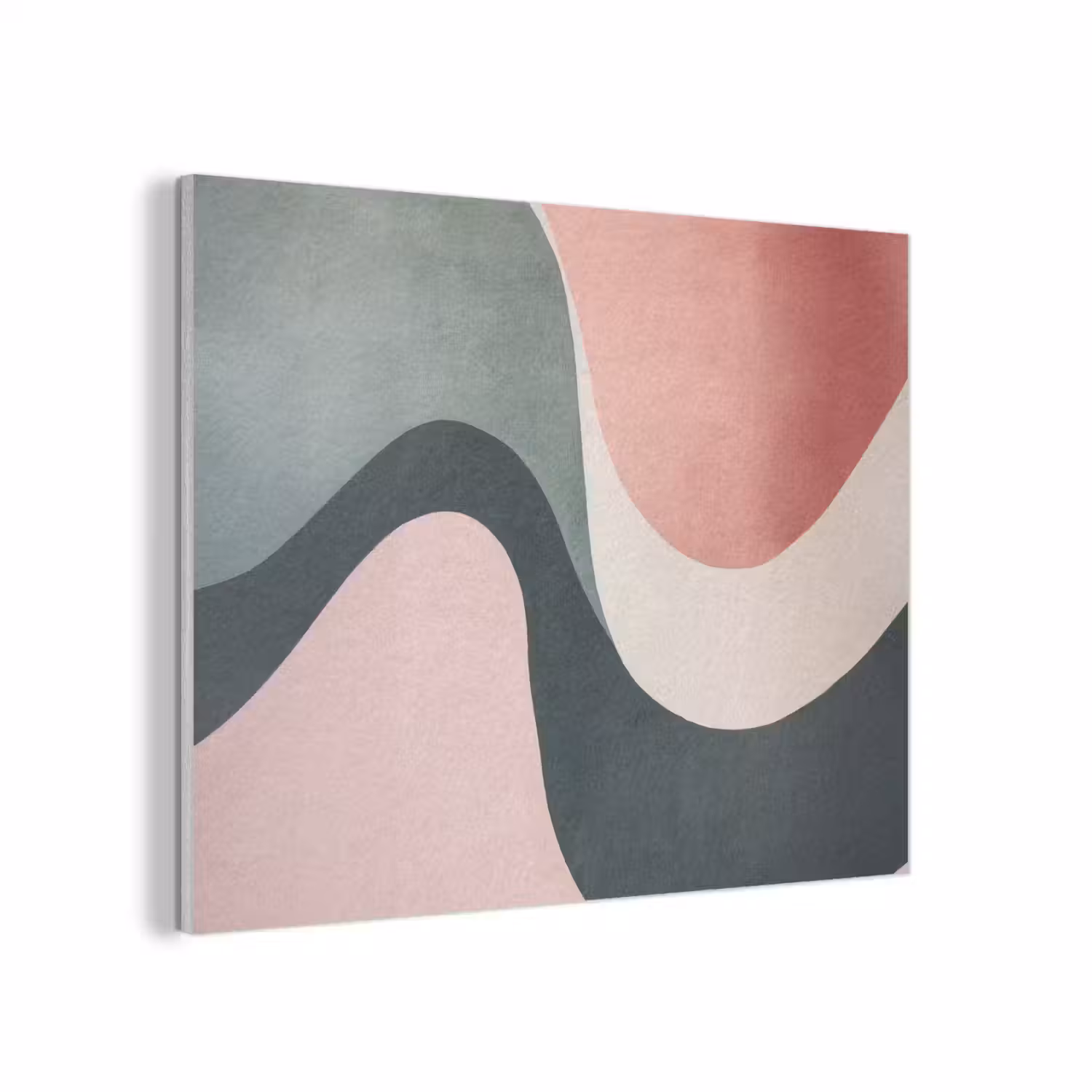 Abstract - Golven - Sierlijk - Roze PET vilt klein -3d