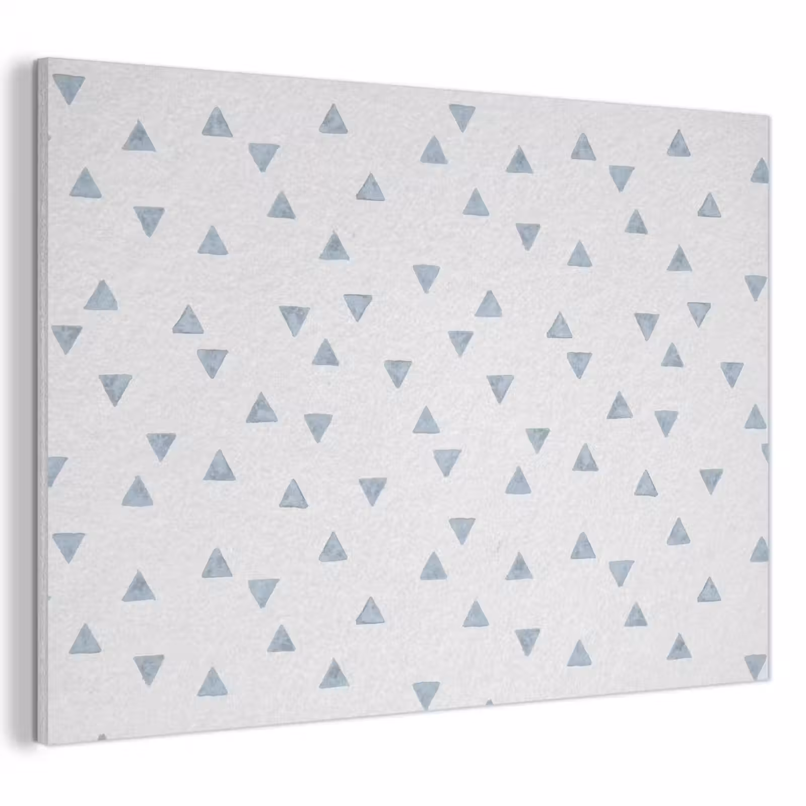 Blauw - Driehoek - Patroon PET vilt klein 837 -3d