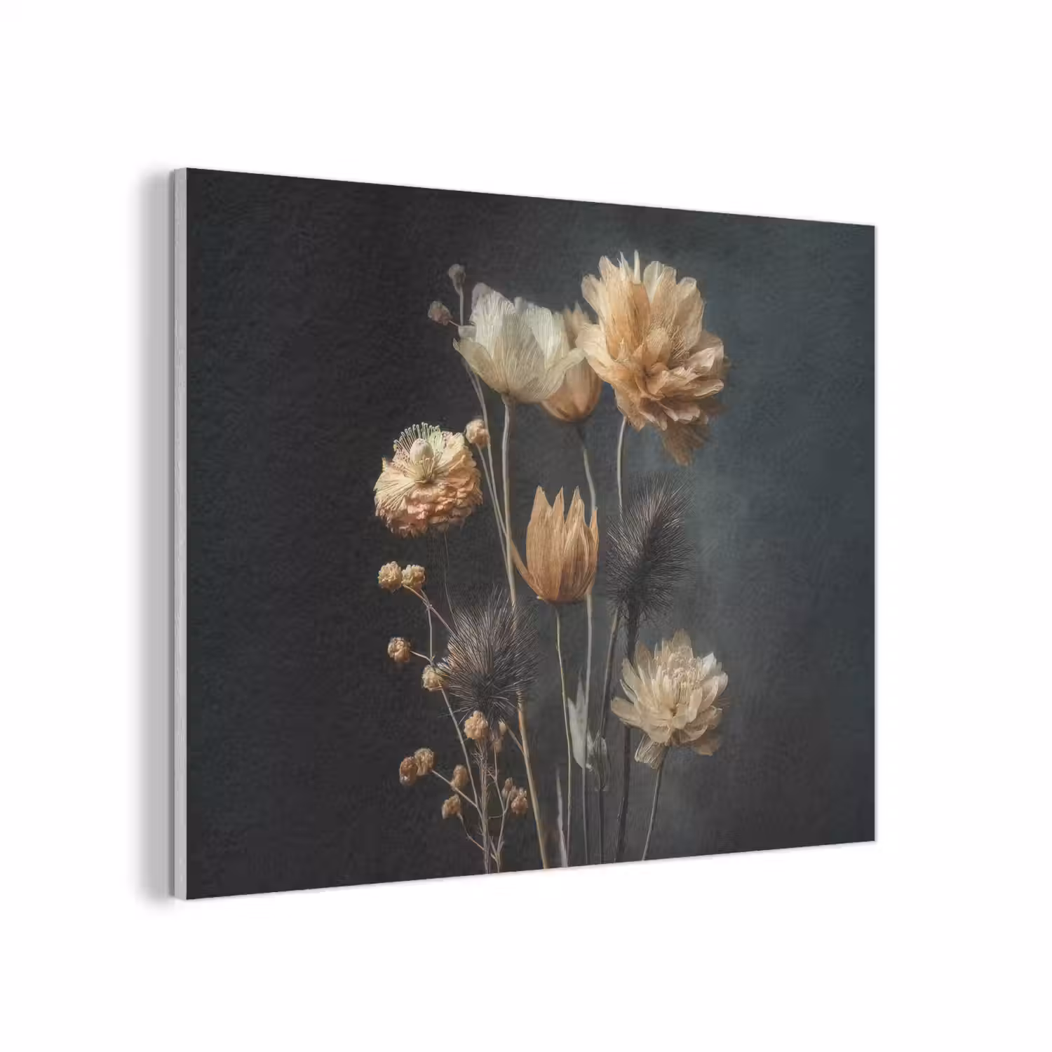 Boeket - Bloemen - Licht - Zwart PET vilt klein -3d