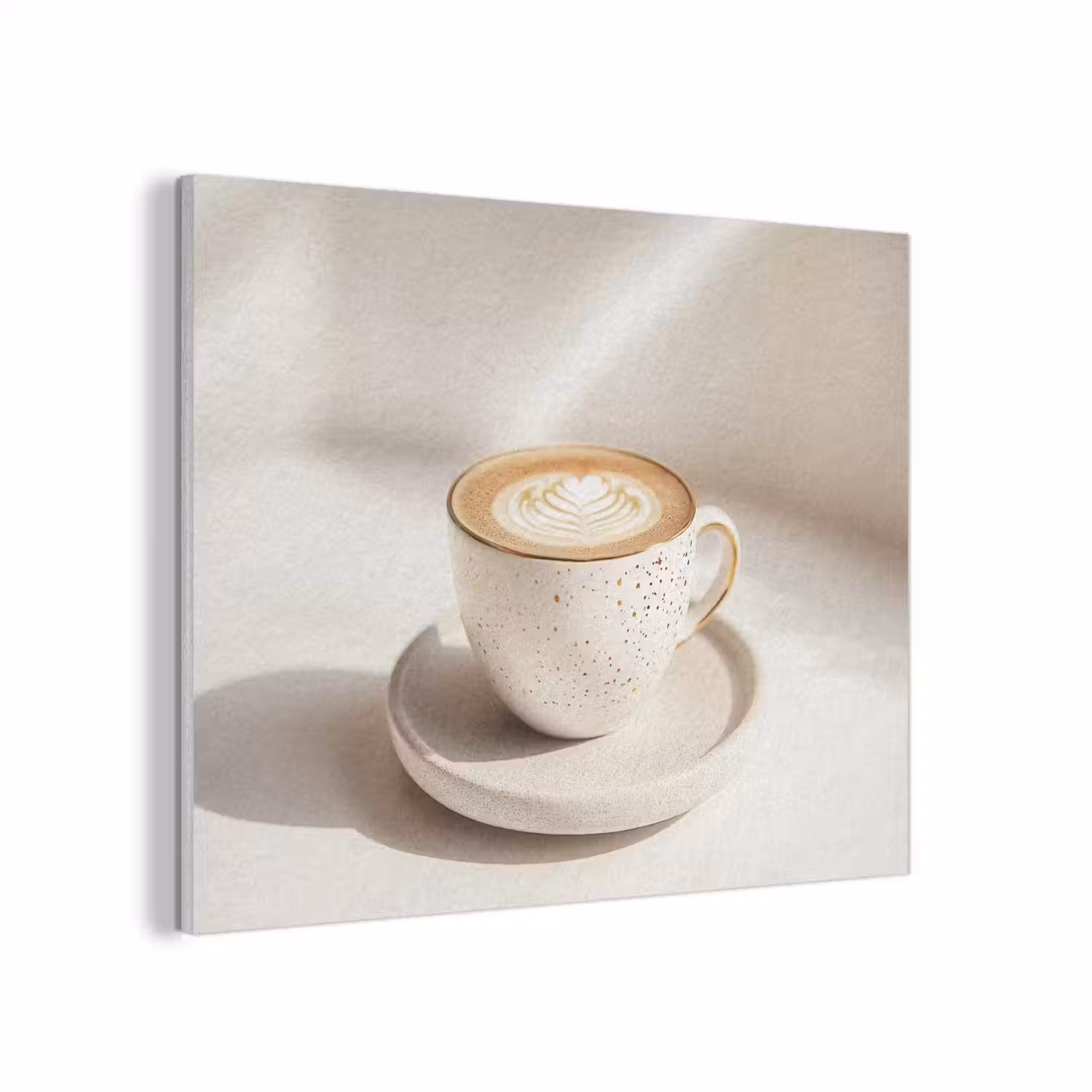 Cappuccino - Schuim - Schotel - Beige PET vilt klein -3d