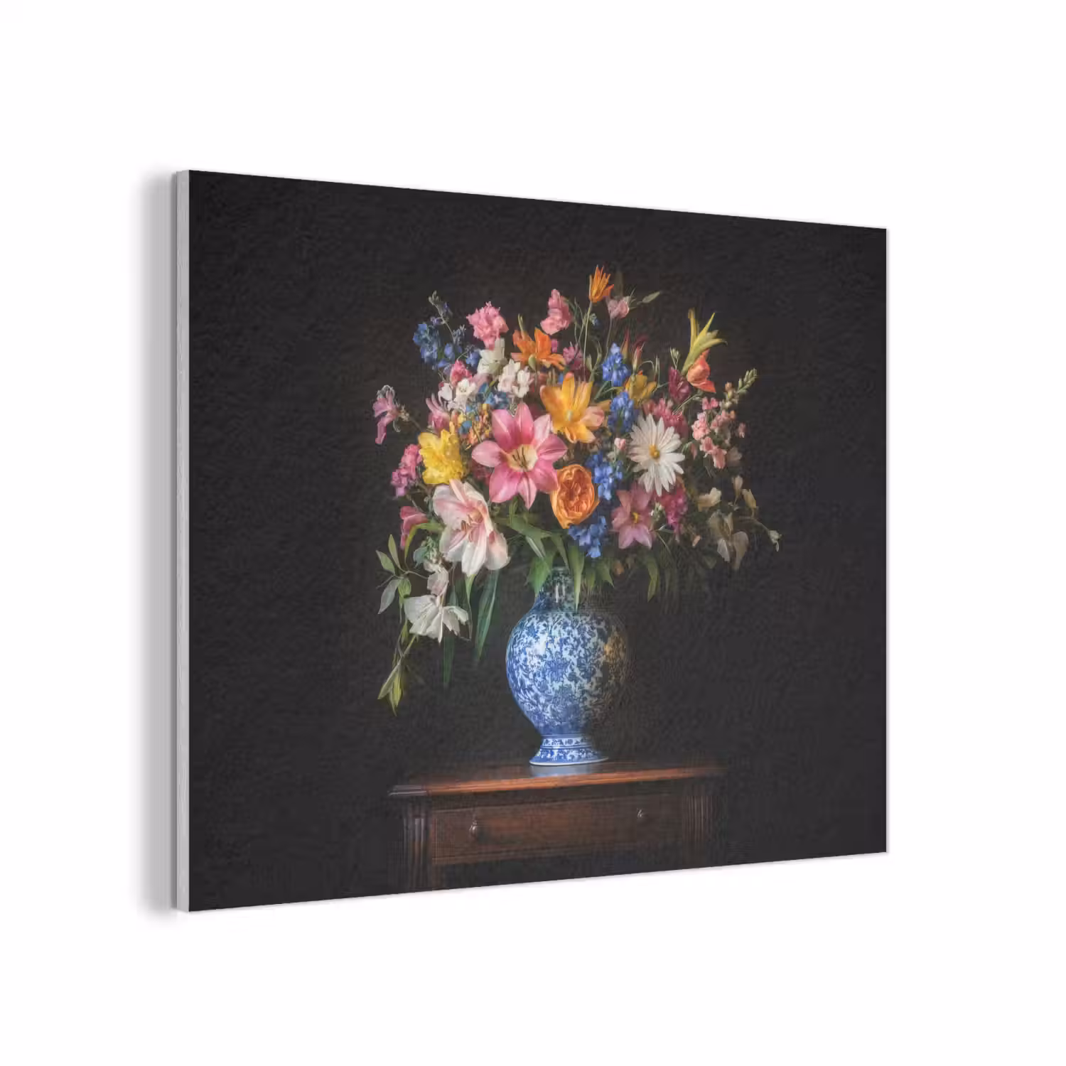 Kleur - Vaas - Bloemen - Boeket PET vilt klein -3d