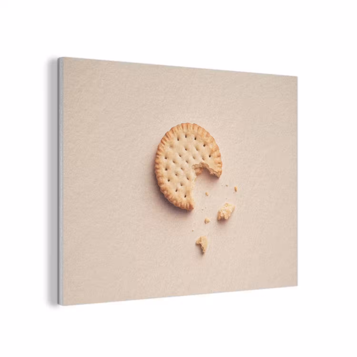 Koekje - Kruimels - beige PET vilt klein -3d