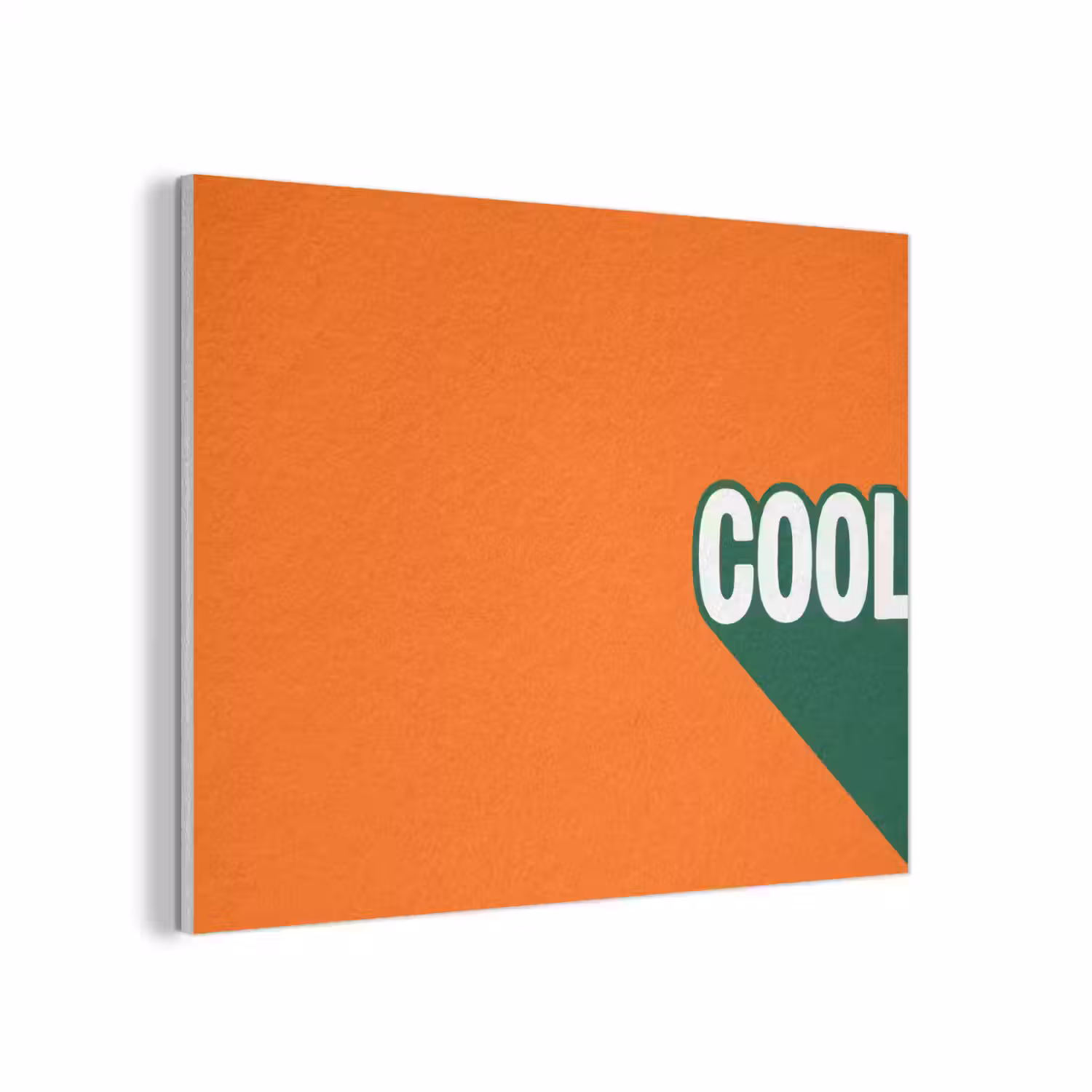 Cool - Oranje - Groen PET vilt klein -3d