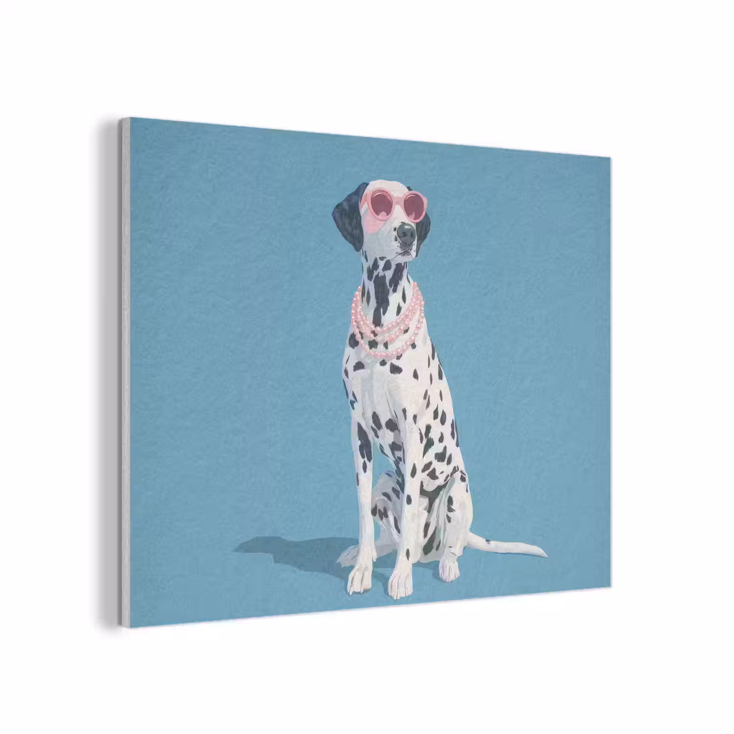 Dalmatiër - Zonnebril - Blauw PET vilt klein -3d
