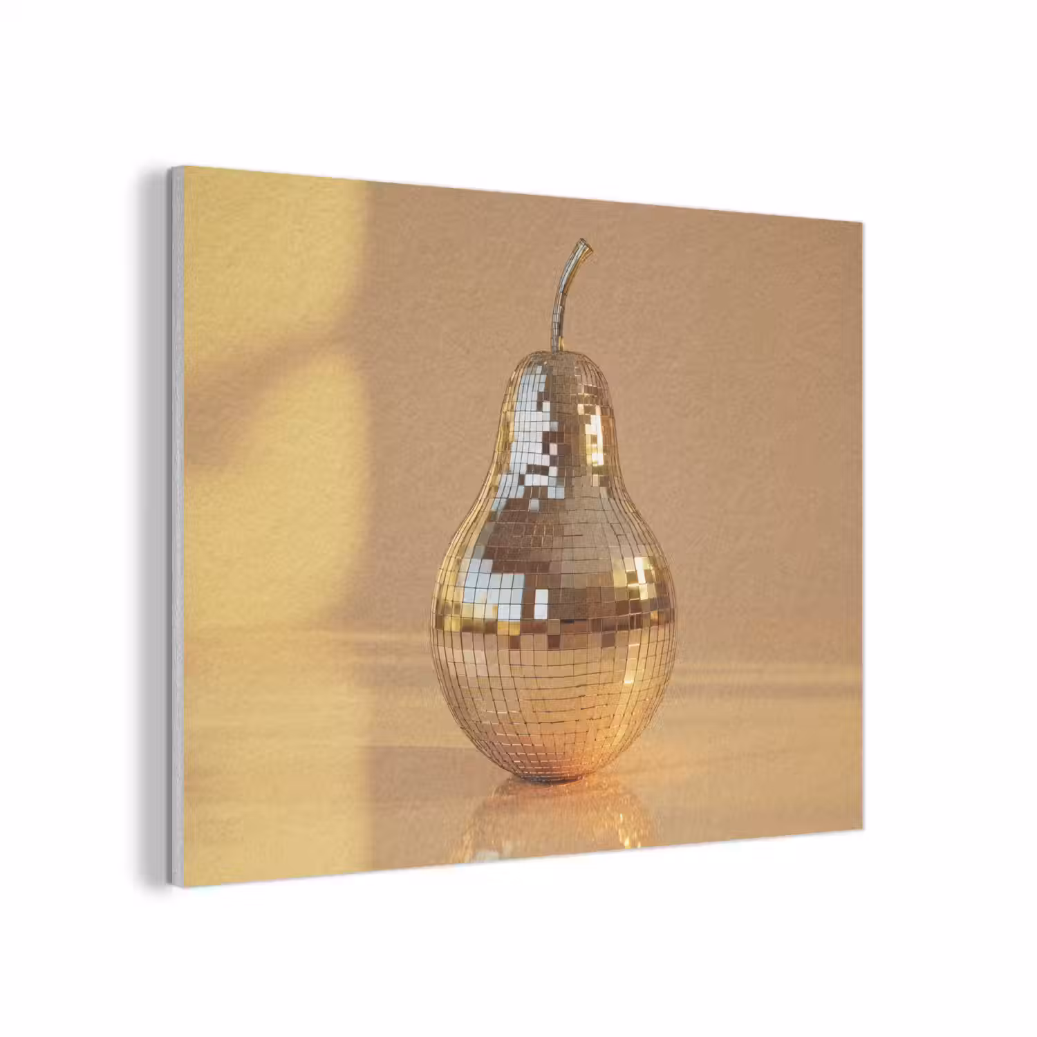Goud - Disco - Glitter - Peer PET vilt klein -3d