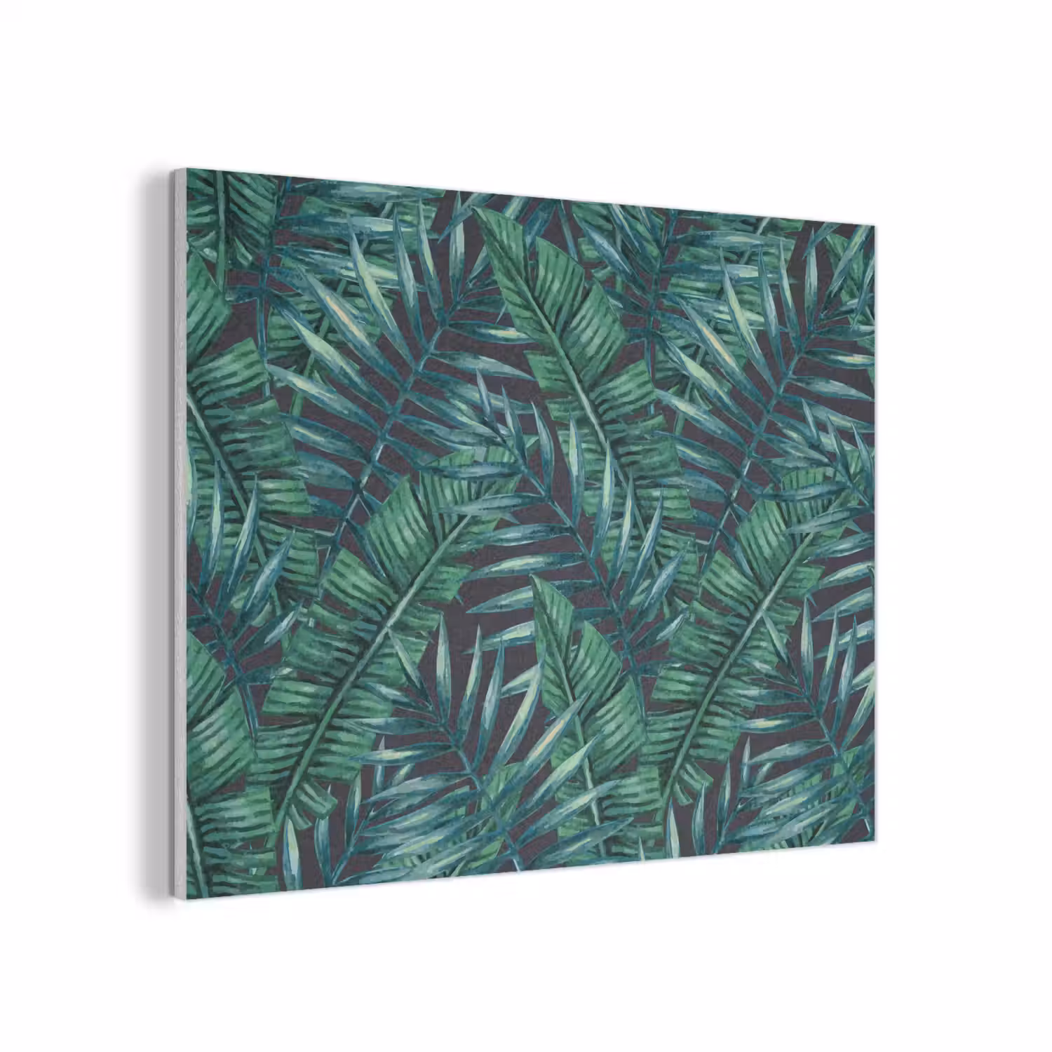Bladeren - Inductie beschermer - Jungle - Tropical PET vilt klein -3d