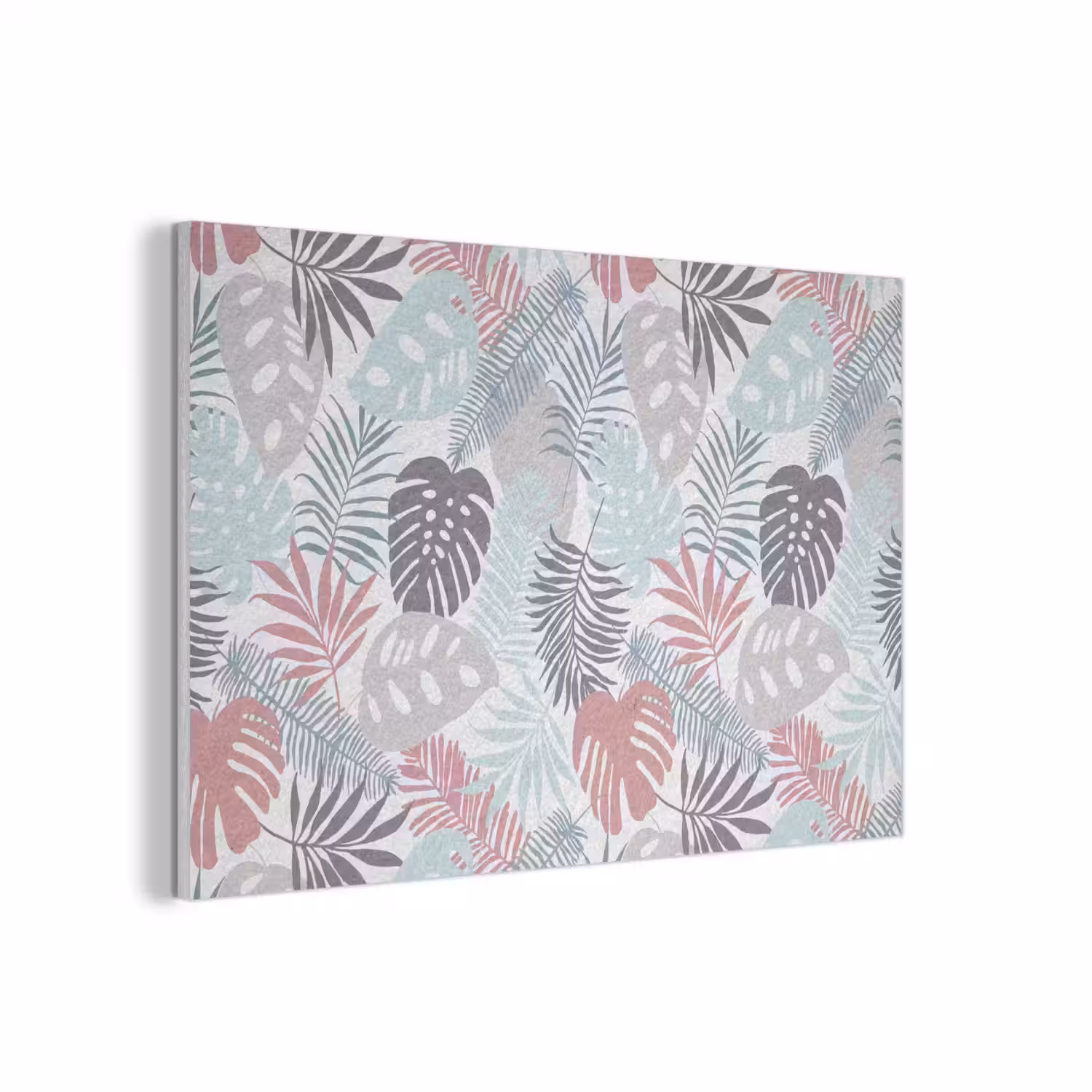 Bladeren - Tropical - Pastel - Jungle PET vilt middel -3d