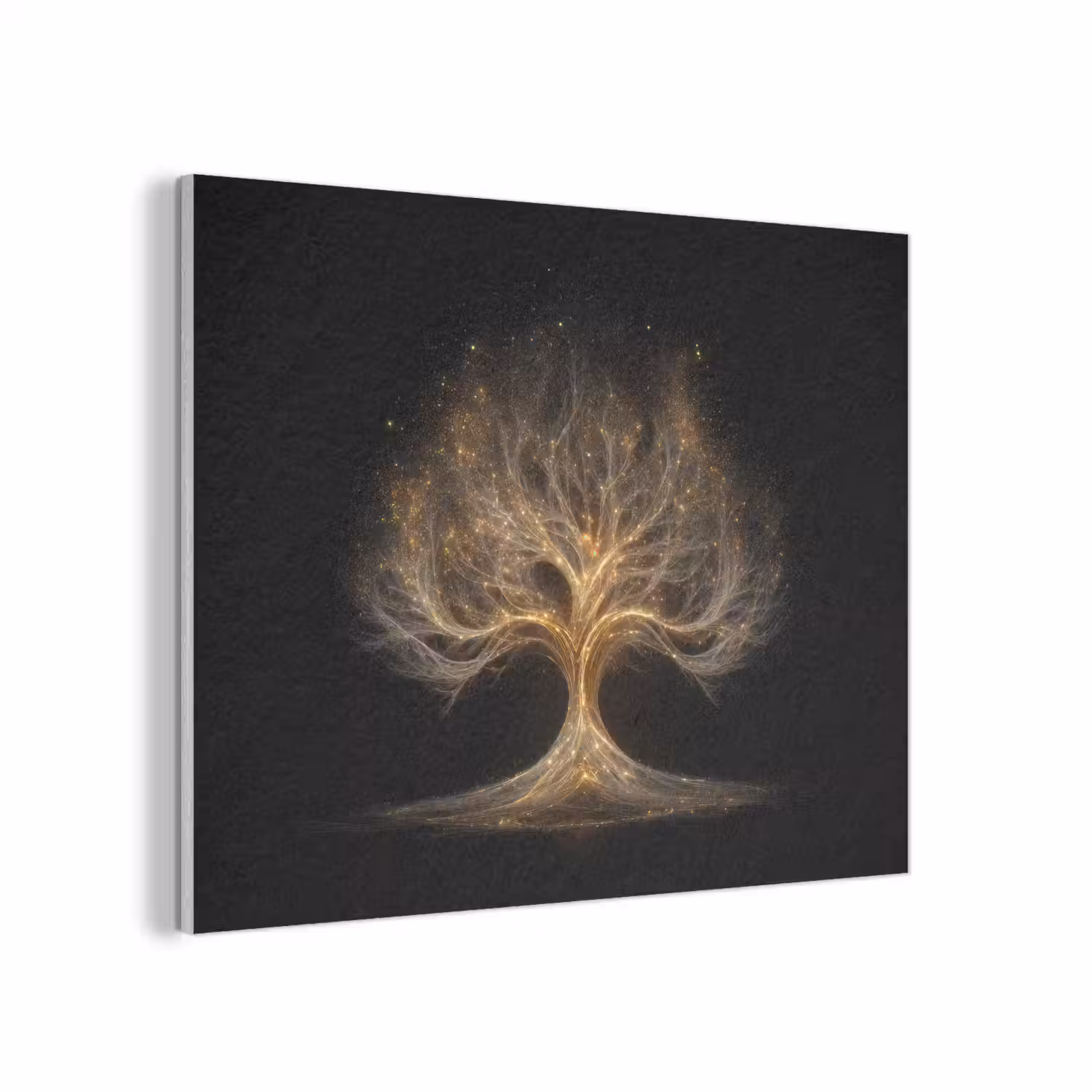 Lichtjes - Boom - Abstract - Zwart PET vilt klein -3d