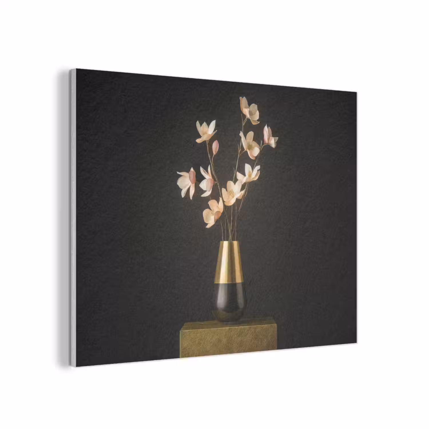 Sierlijk - Boeket - Goud - Vaas PET vilt klein -3d