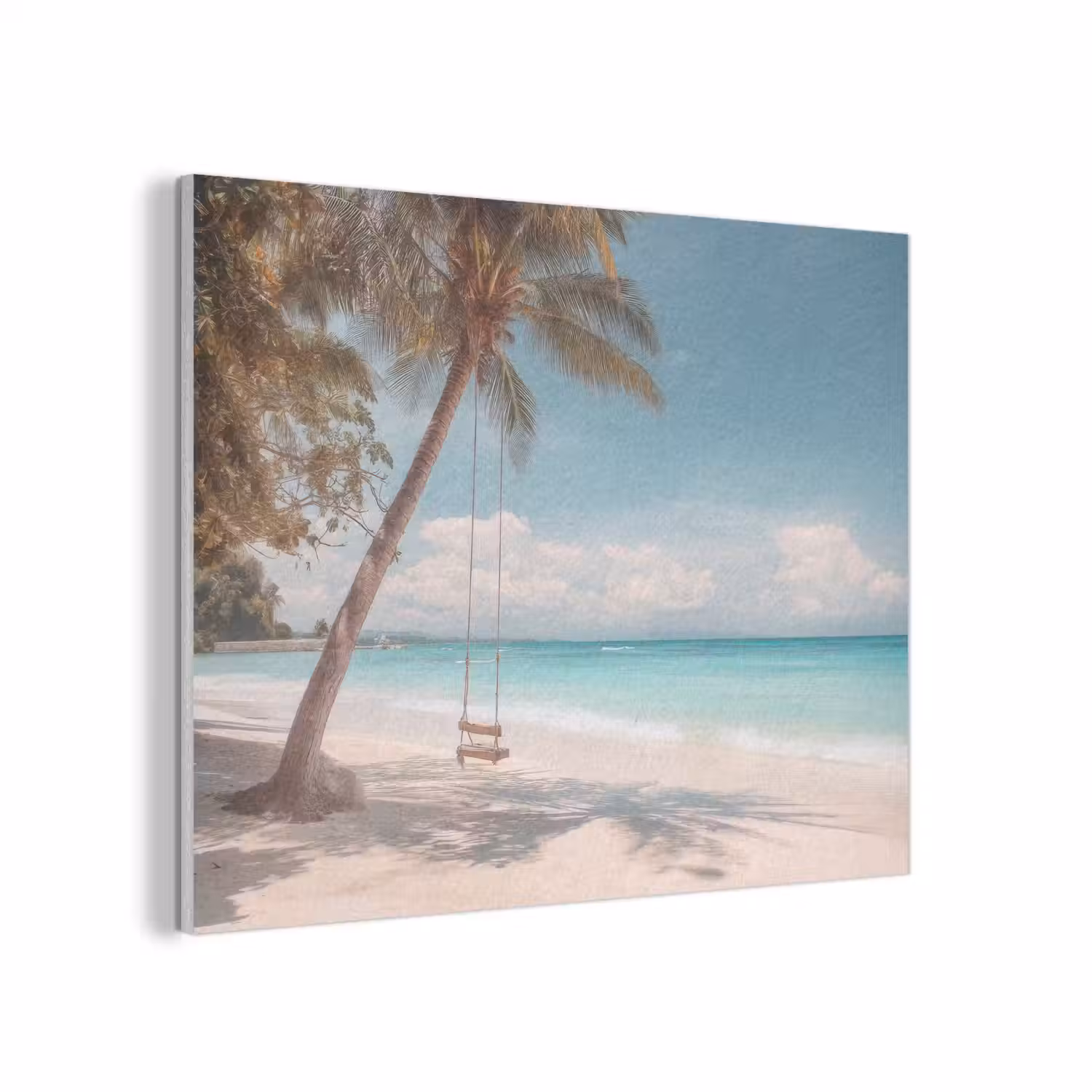 Palmboom - Schommel - Strand - Lucht PET vilt klein -3d