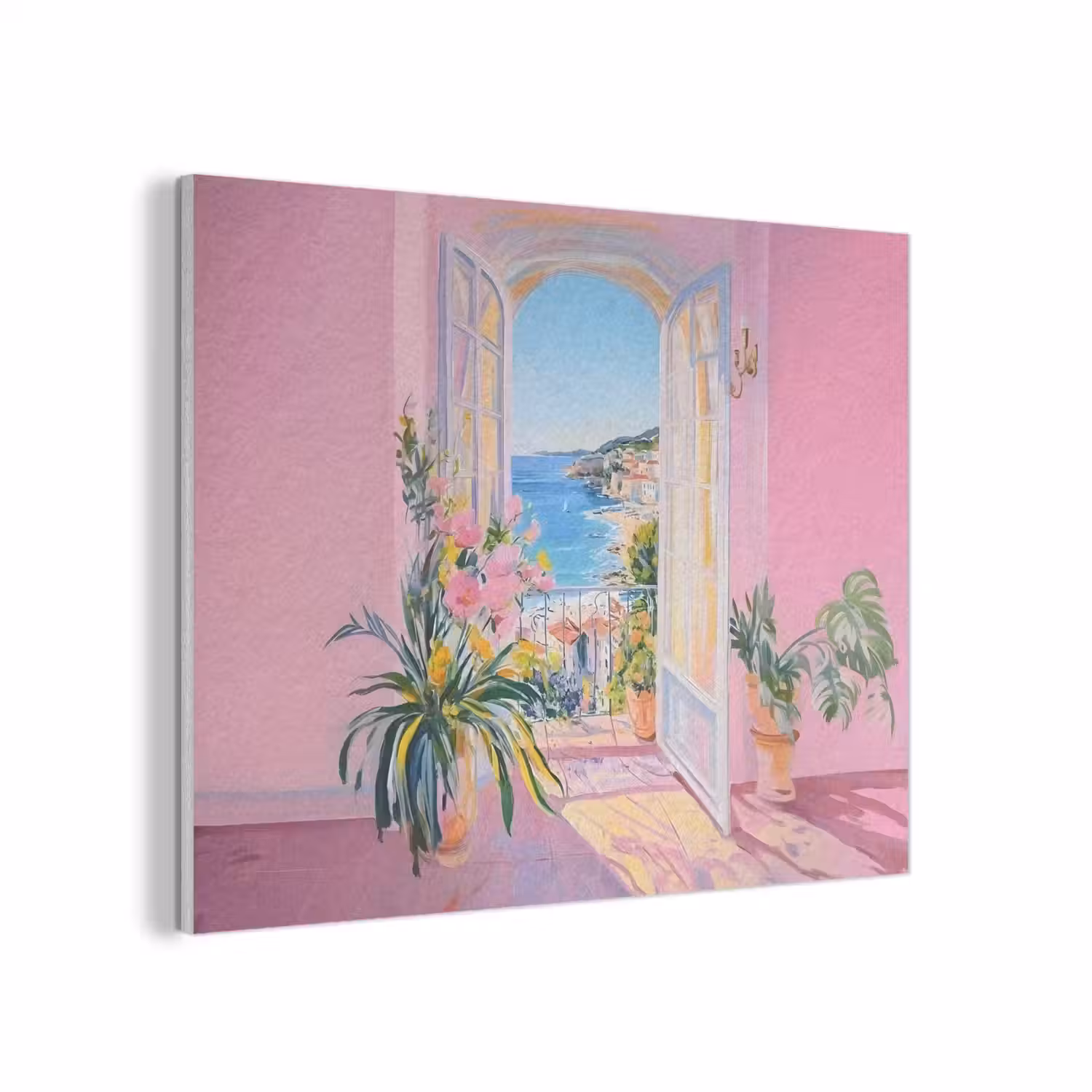 Roze - Buiten - Verf PET vilt klein -3d