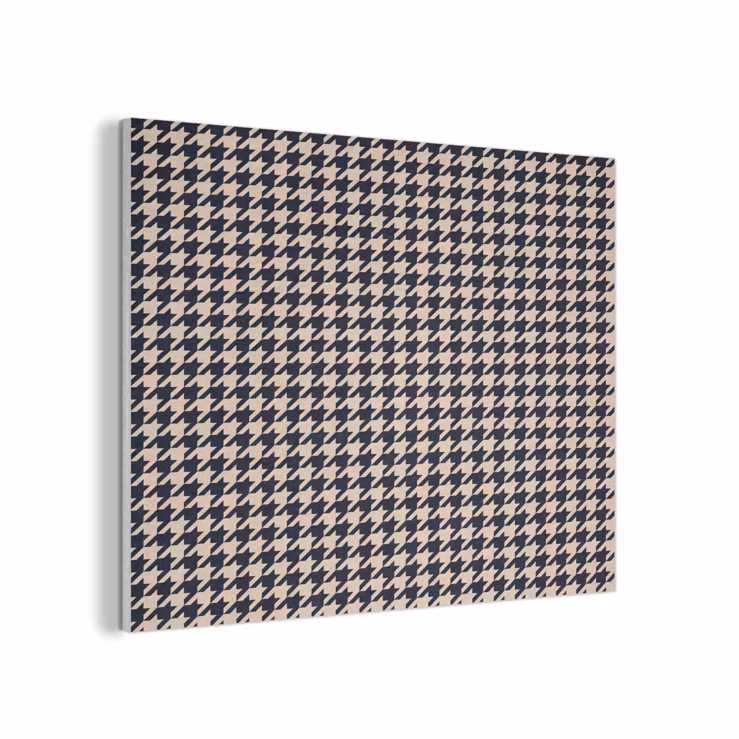 Plaid - Patroon - Ruit - Donkerblauw PET vilt klein 837 -3d