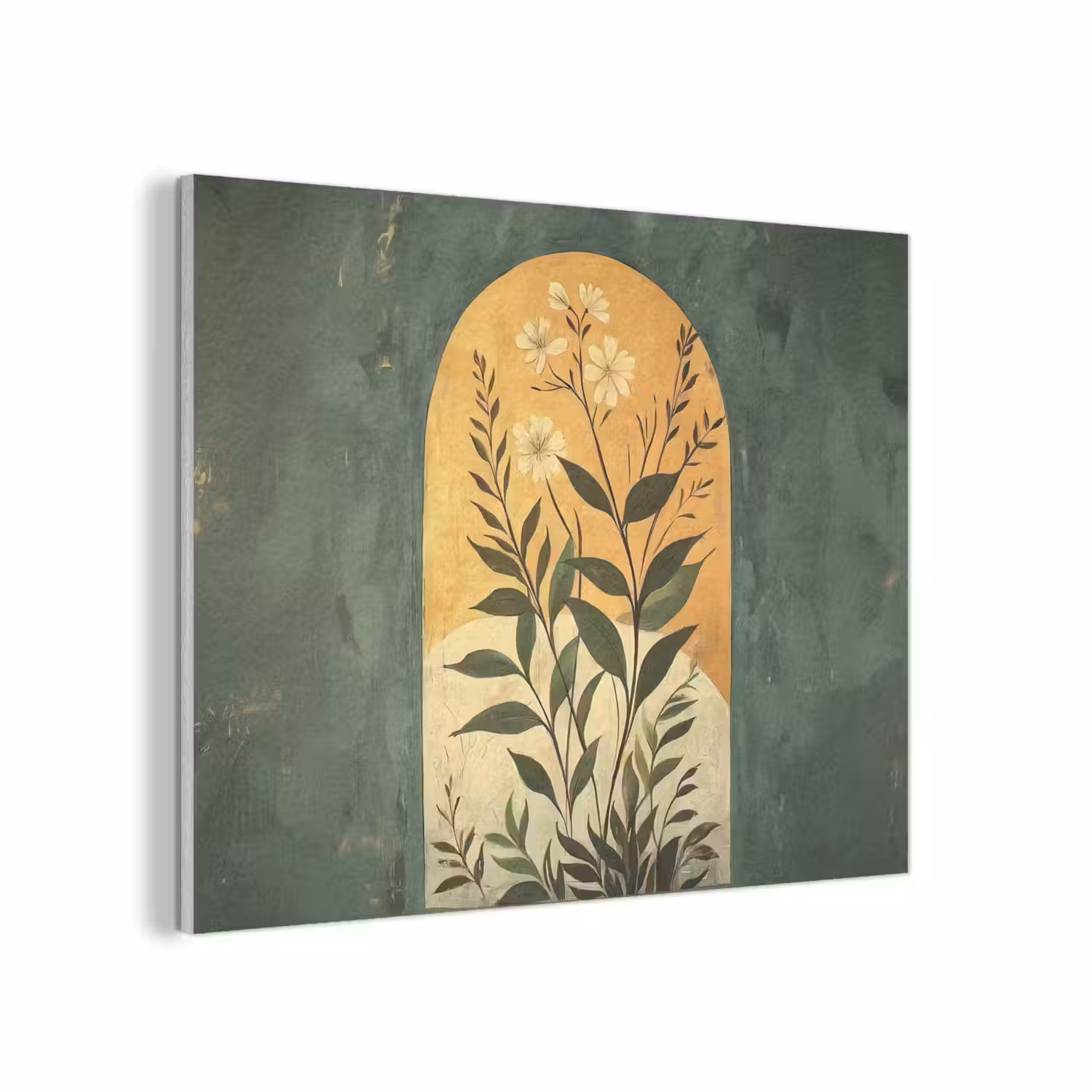 Plant - Bloemen - Wit PET vilt klein -3d