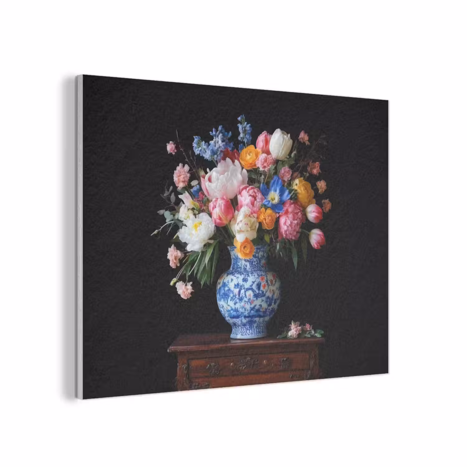Rozen - Bloemen - Vaas - Boeket PET vilt klein -3d
