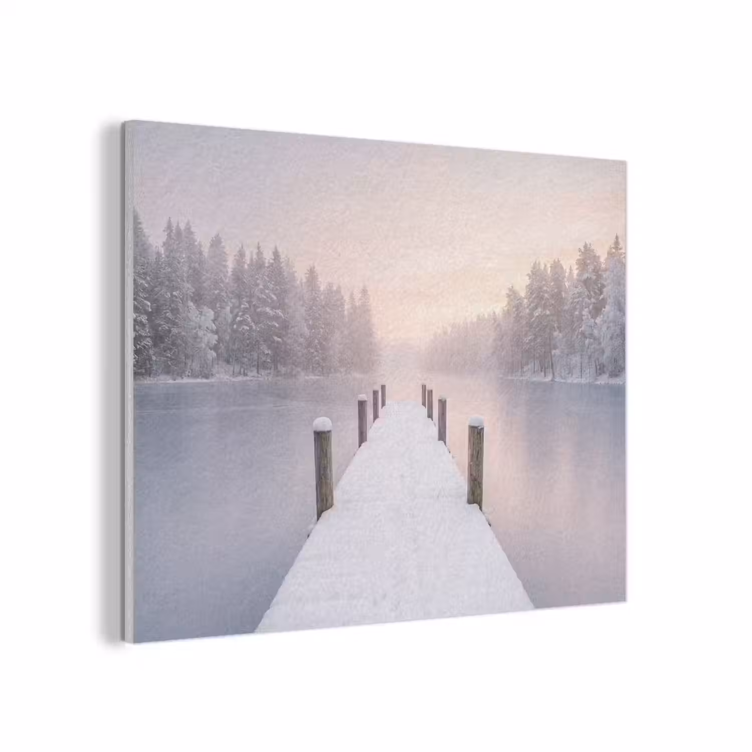 Steiger - Meer - Mist - Winter - Serene PET vilt klein -3d