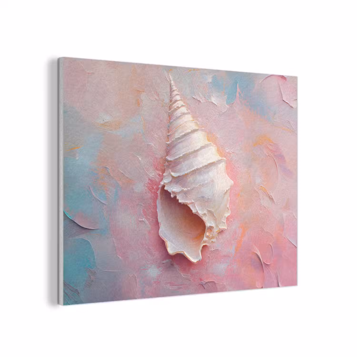 Schelp - Pastel - Pink PET vilt klein -3d
