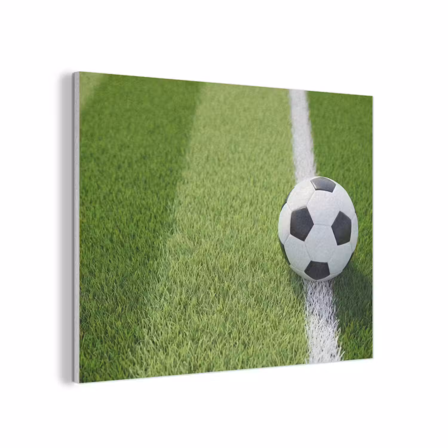 Voetbal - Grasveld - Sport - Groen PET vilt klein -3d