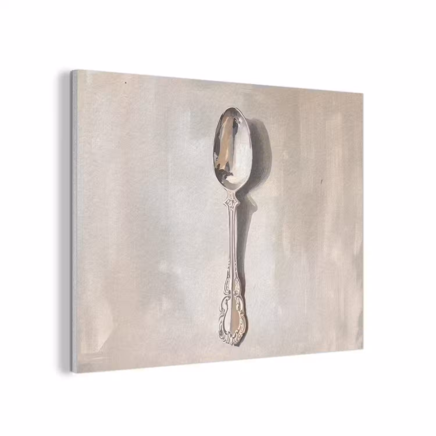 Lepel - Verf - Zilver PET vilt klein -3d