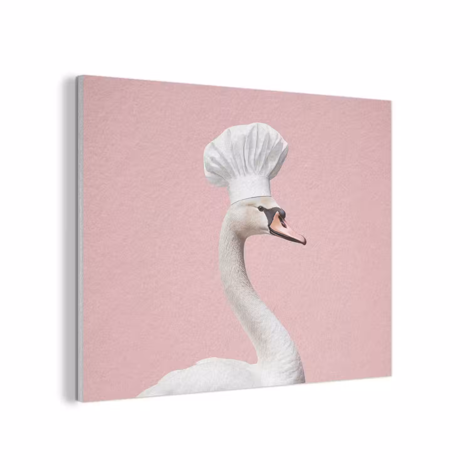 Zwaan - Koksmuts - Mooi - Klassiek PET vilt klein -3d