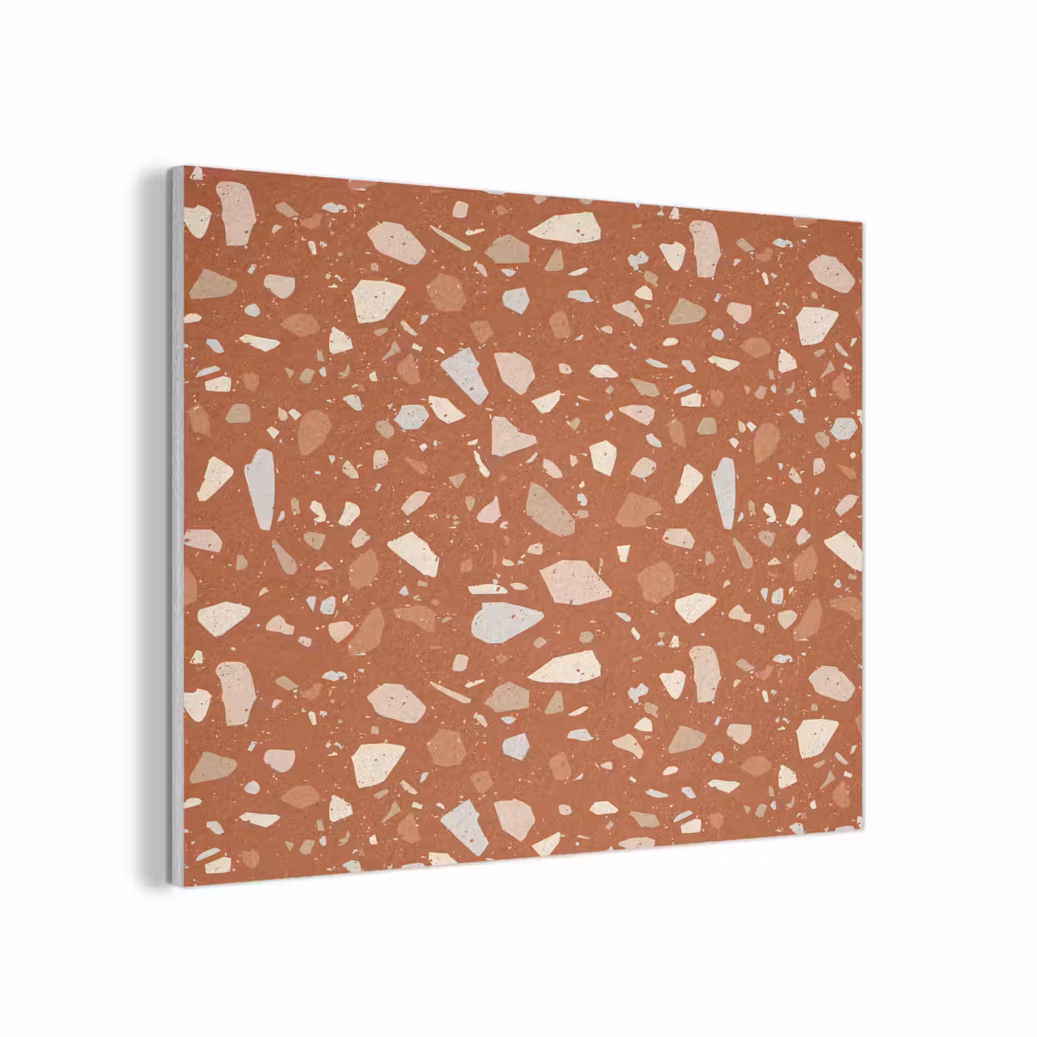Terrazzo - Patroon - Klei PET vilt klein 837 -3d