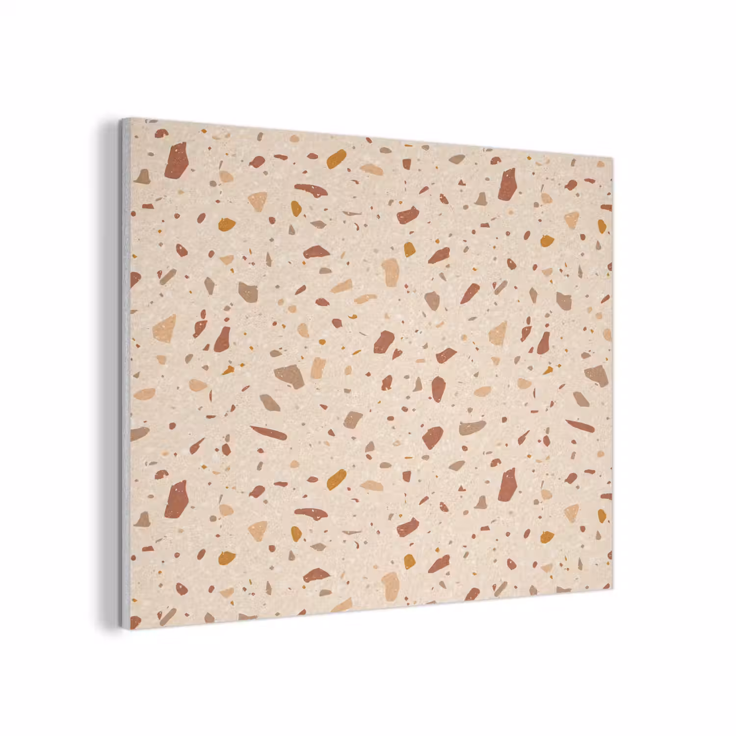 Terrazzo - Patroon - Kleurrijk - Steen PET vilt klein 837 -3d