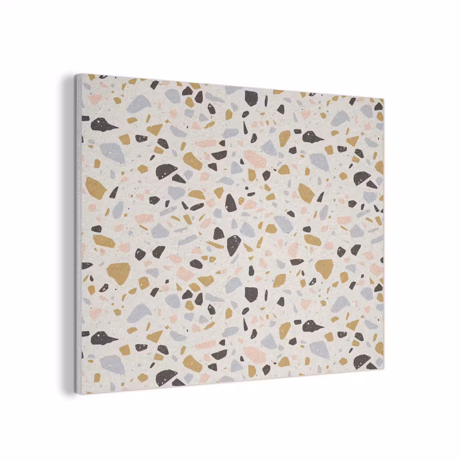 Terrazzo - Patroon - Neutraal - Zacht - Multi PET vilt klein 837 -3d