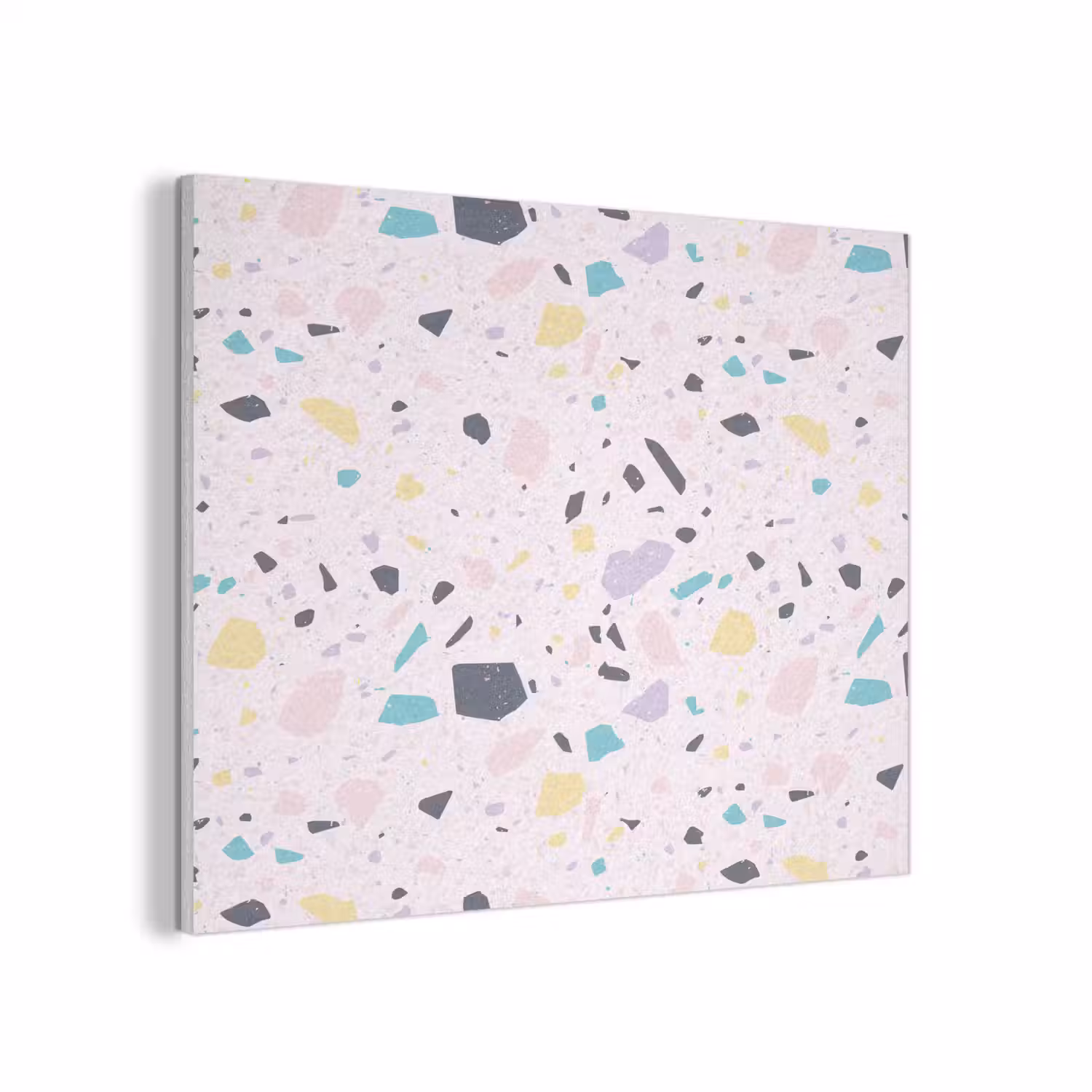 Terrazzo - Patroon - Zacht - Snoep PET vilt klein 837 -3d