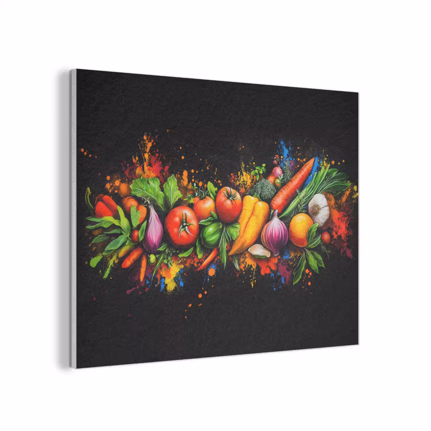 Groente - Eten - Kruiden - Graffiti - Koken PET vilt klein -3d