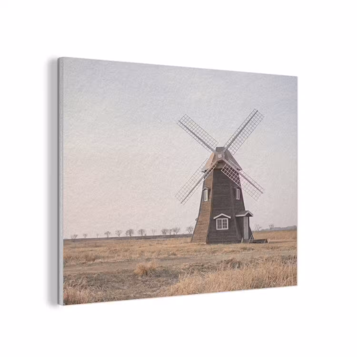 Windmolens - Landschap - Veld PET vilt klein -3d
