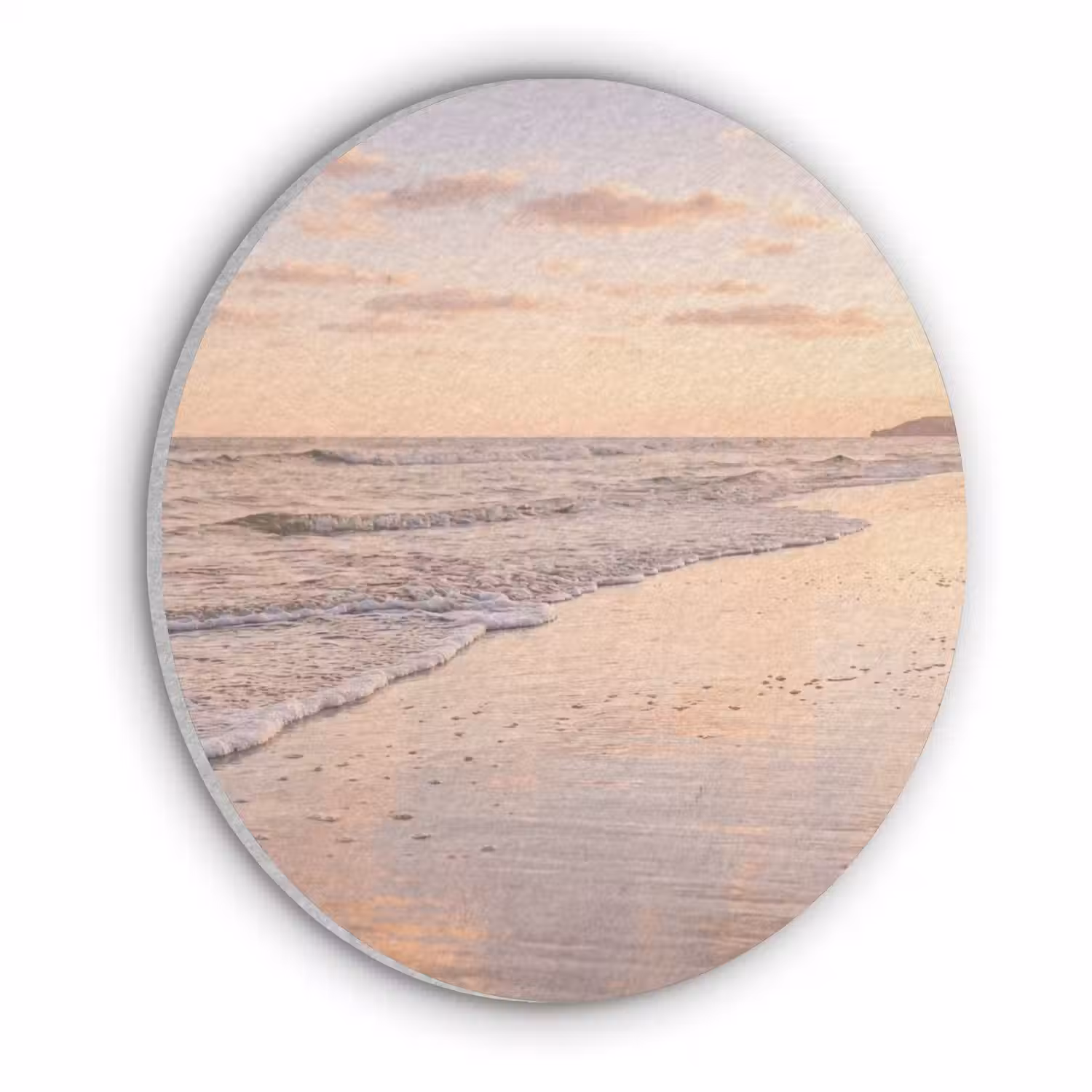 Strand - Branding - Wolken Akoestische PET Vilt - Rond klein -3d