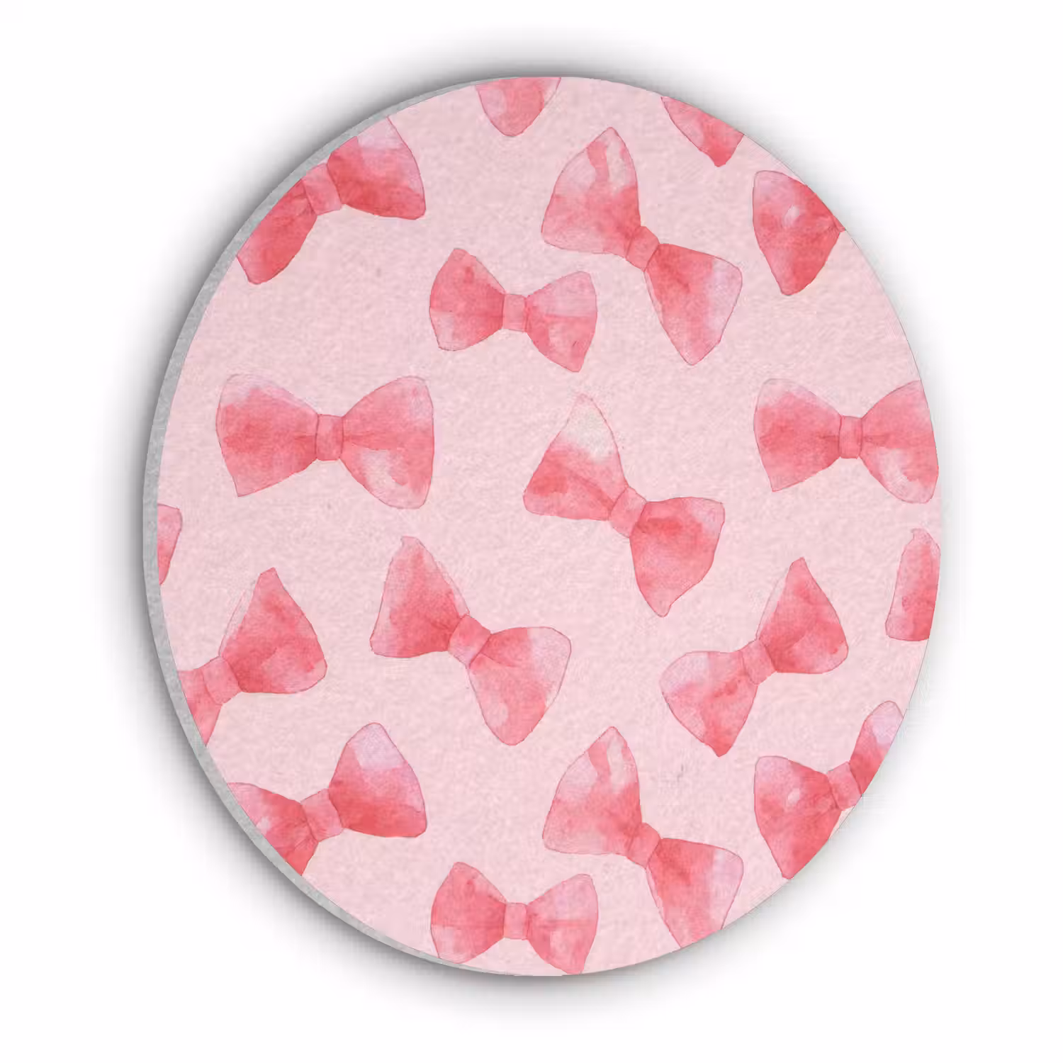 Strikken - Aquarel - Roze Akoestische PET Vilt - Rond klein 838 -3d