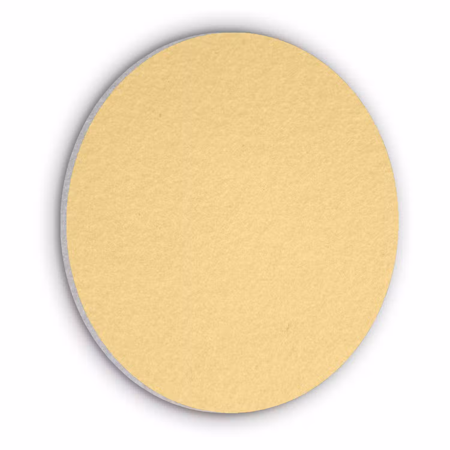 Butter - Geel - Yellow Akoestische PET Vilt - Rond klein 838 -3d