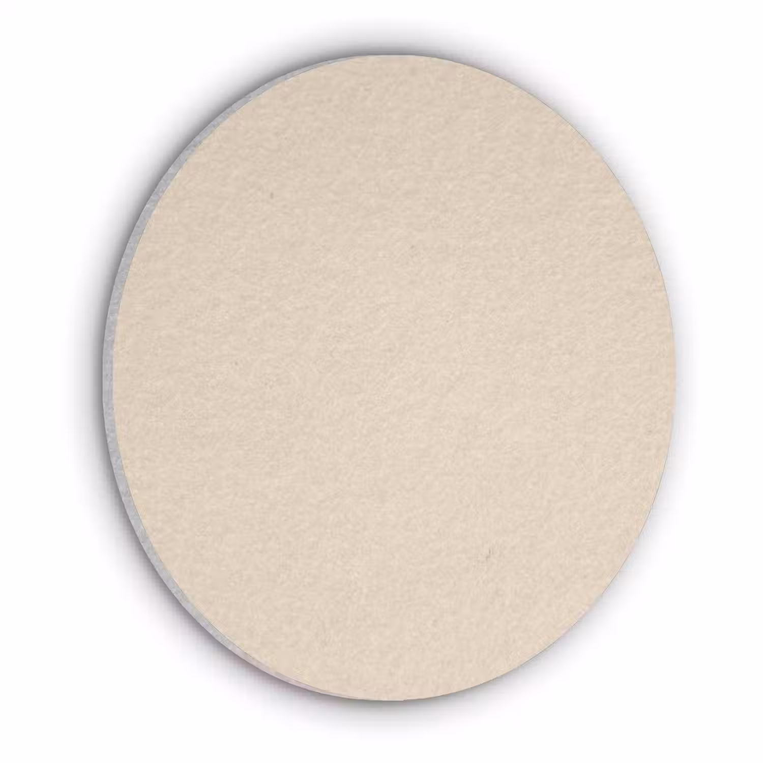 Cream - Nude - Neutraal Akoestische PET Vilt - Rond klein 838 -3d