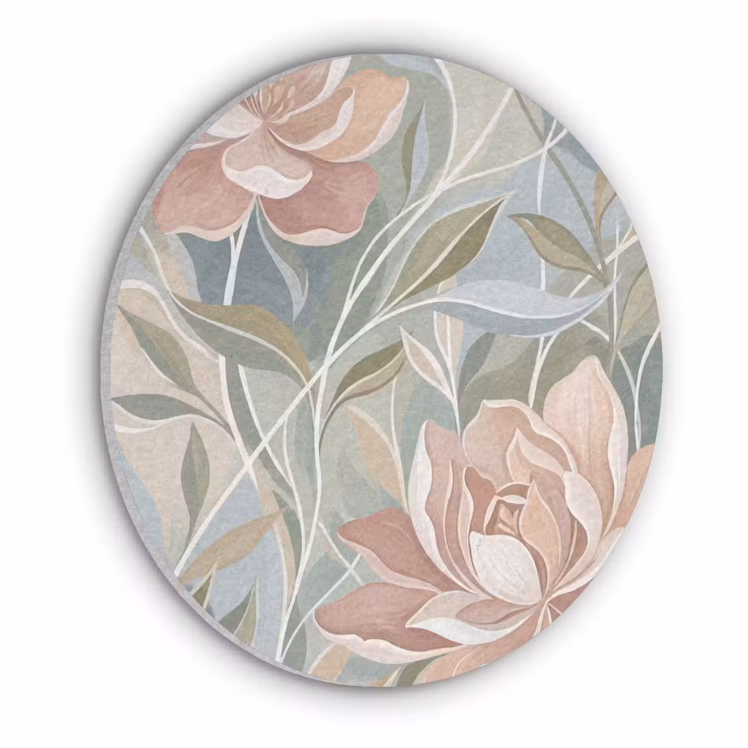 Elegant - Romantiek - Roze Akoestische PET Vilt - Rond klein -3d