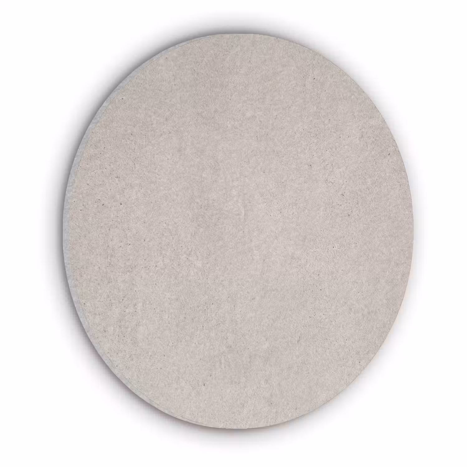 Textuur - Effen - Abstract - Beige Akoestische PET Vilt - Rond klein -3d