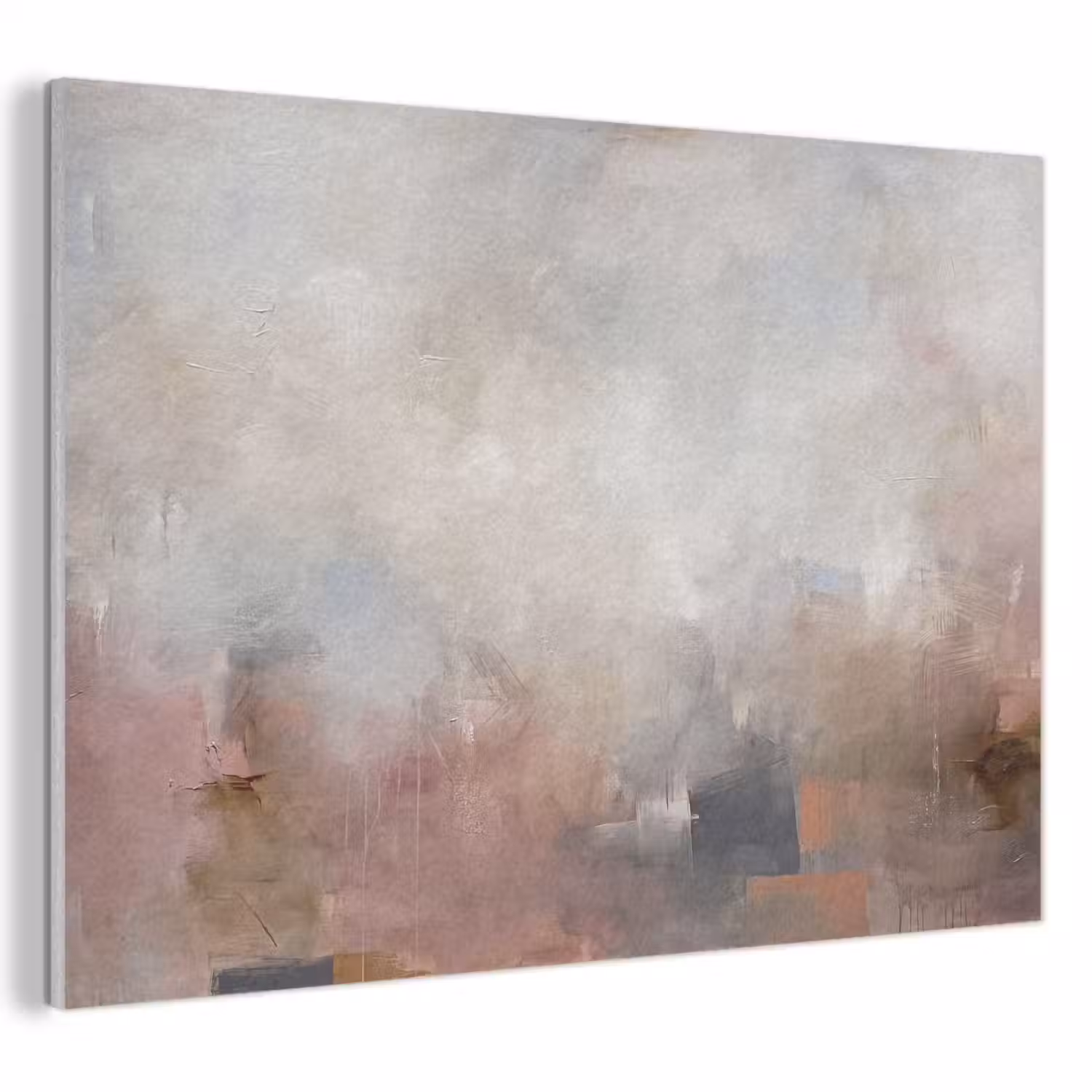 Abstract - Vloeiend - Kunst - Modern - Beige PET vilt klein -3d