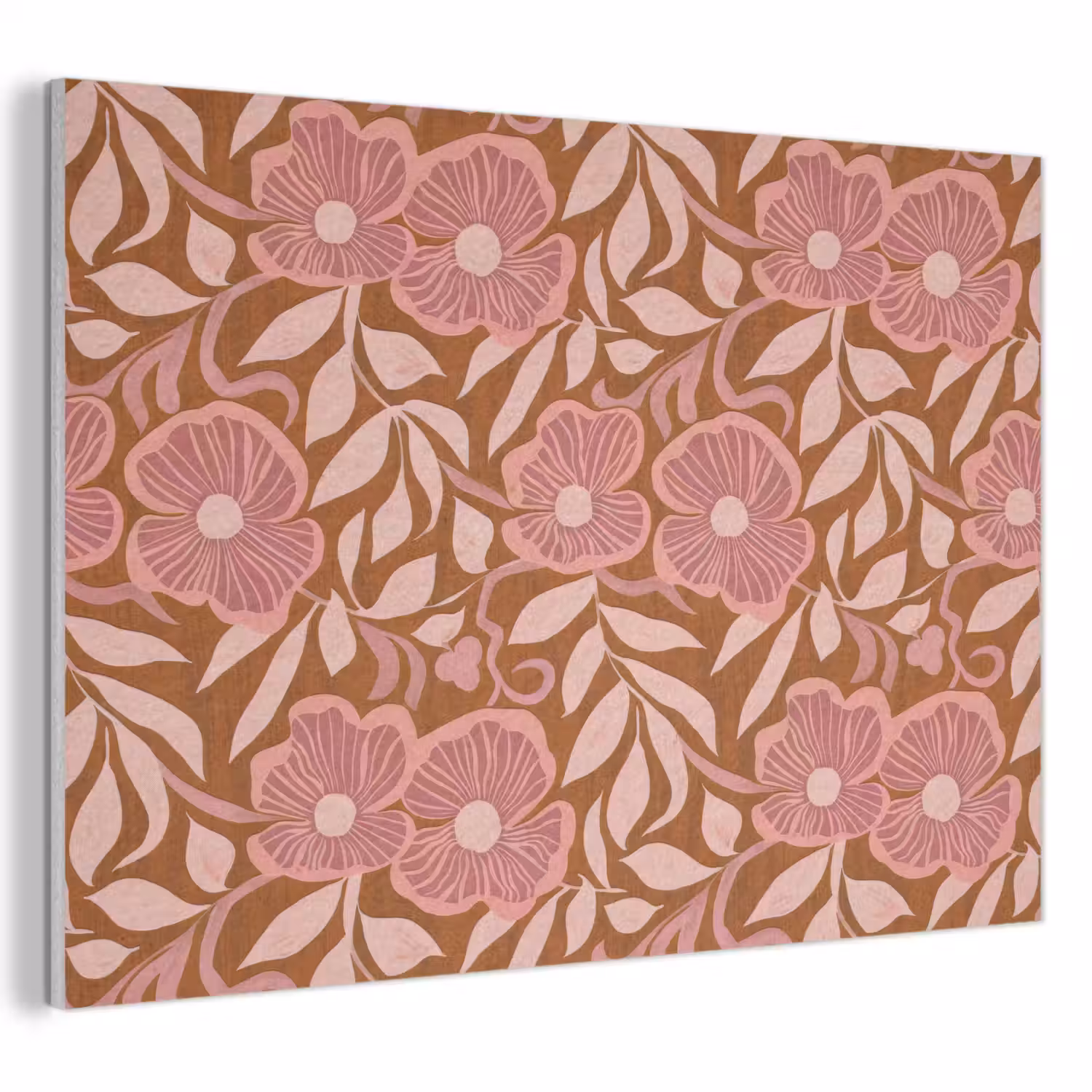 Sfeer - Bloemen - Roze PET vilt klein 837 -3d