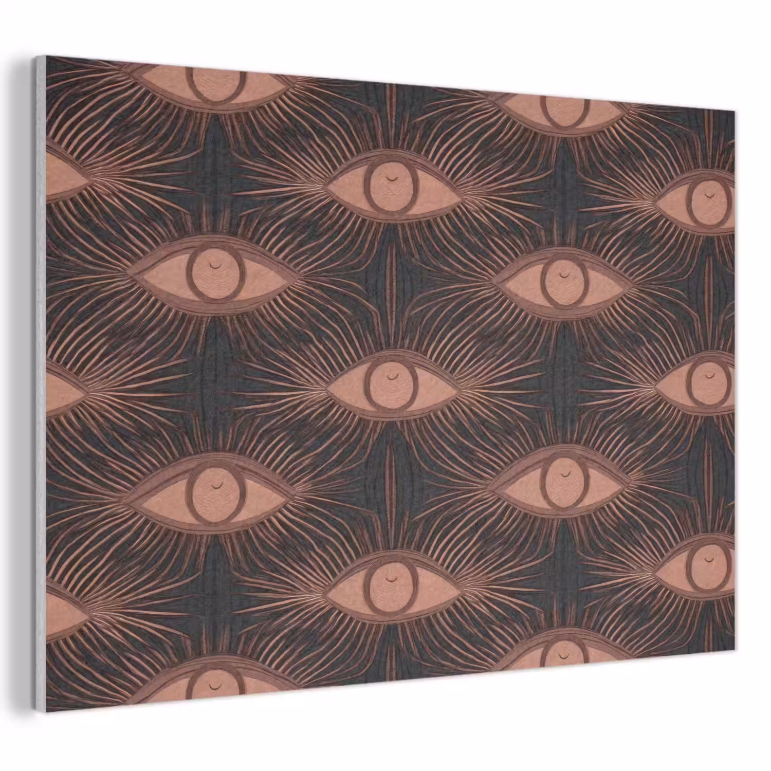 Boheems - Oog - Bruin PET vilt klein 837 -3d