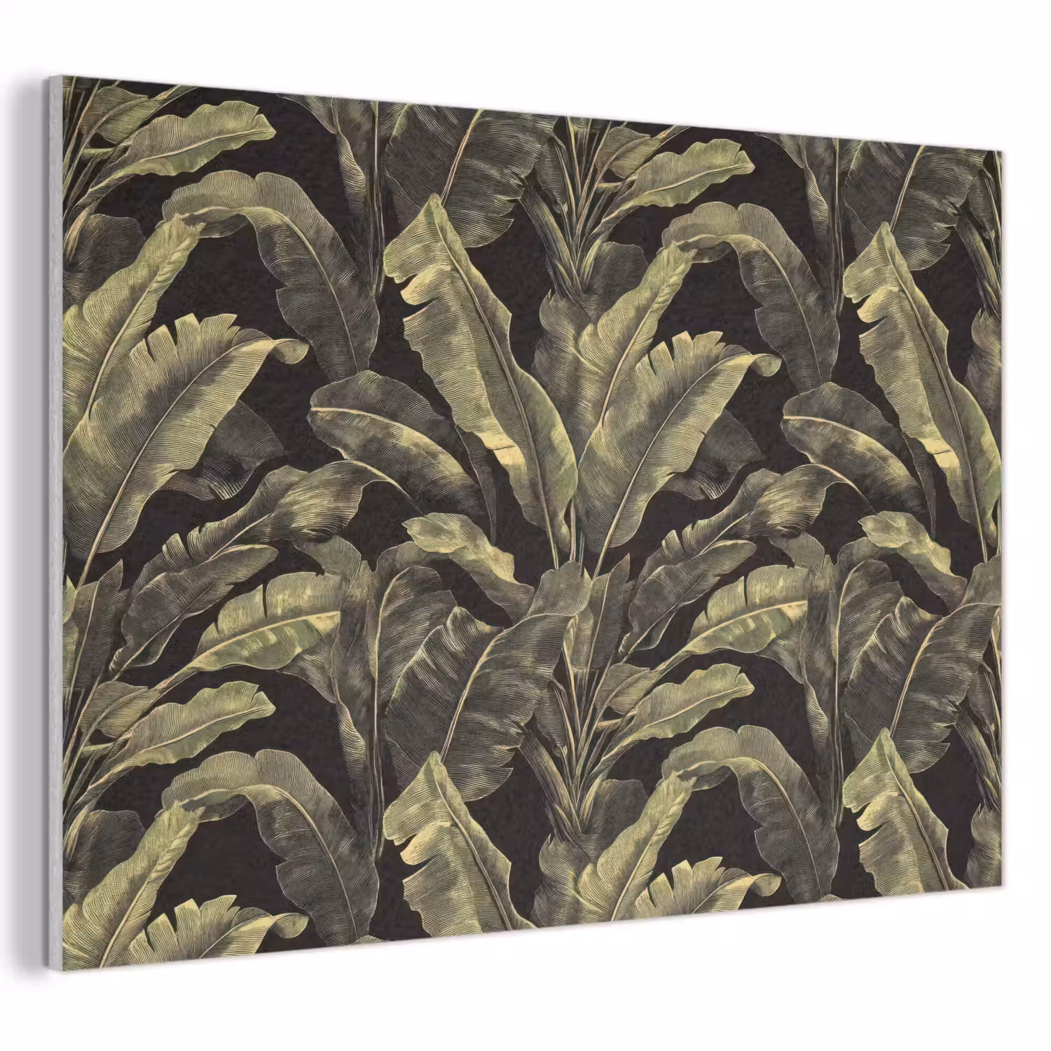 Botanisch - Bladeren - Groen PET vilt klein 837 -3d