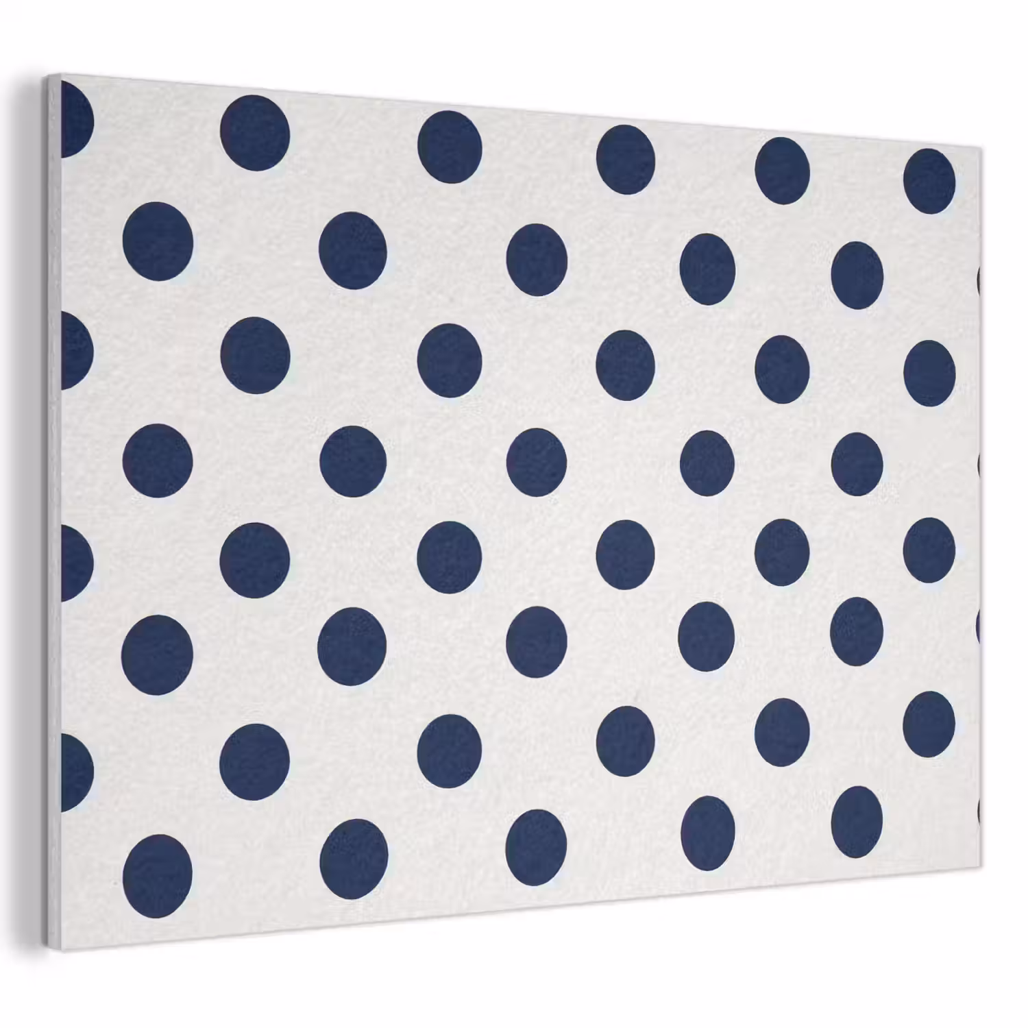 Klassiek - Stippen - Blauw PET vilt klein 837 -3d