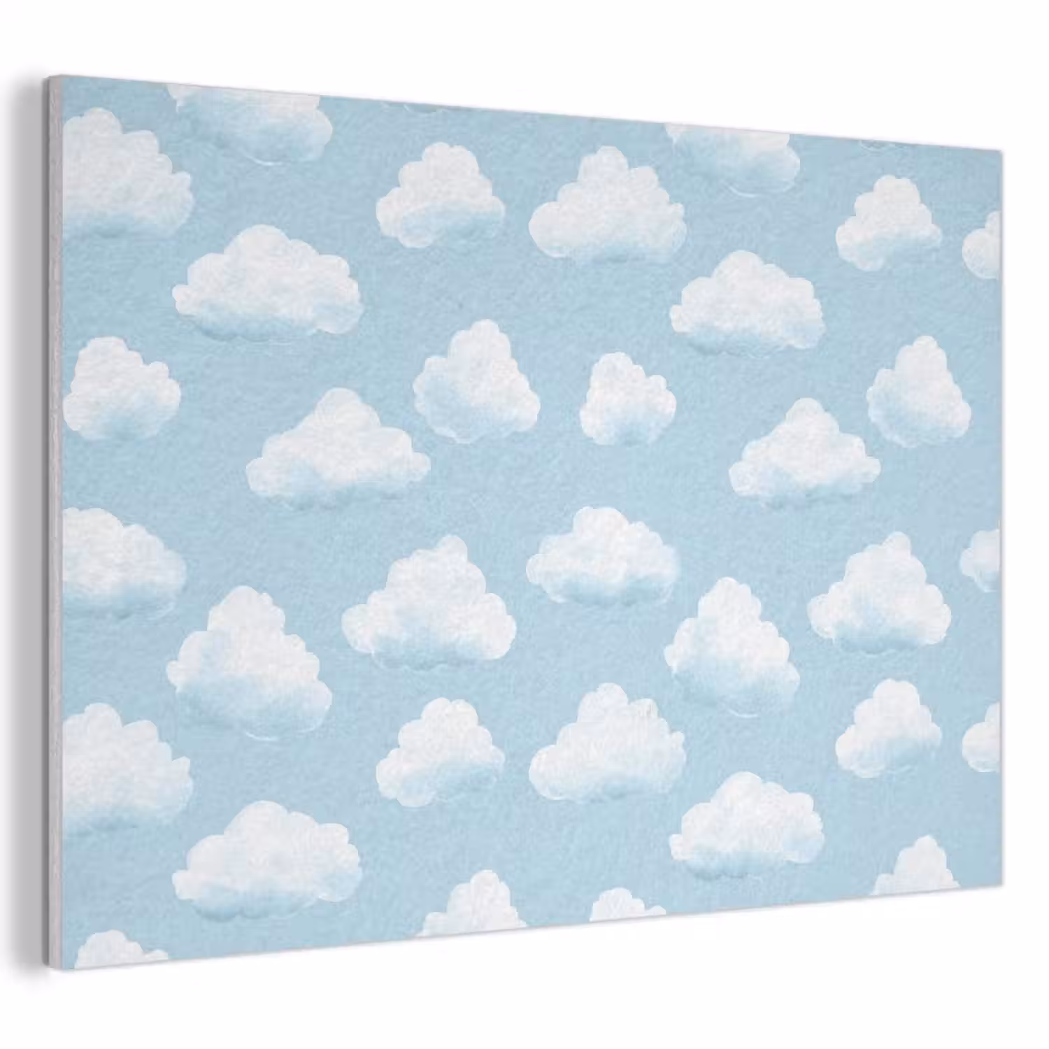 Wolken - Illustratie - Blauw PET vilt klein 837 -3d