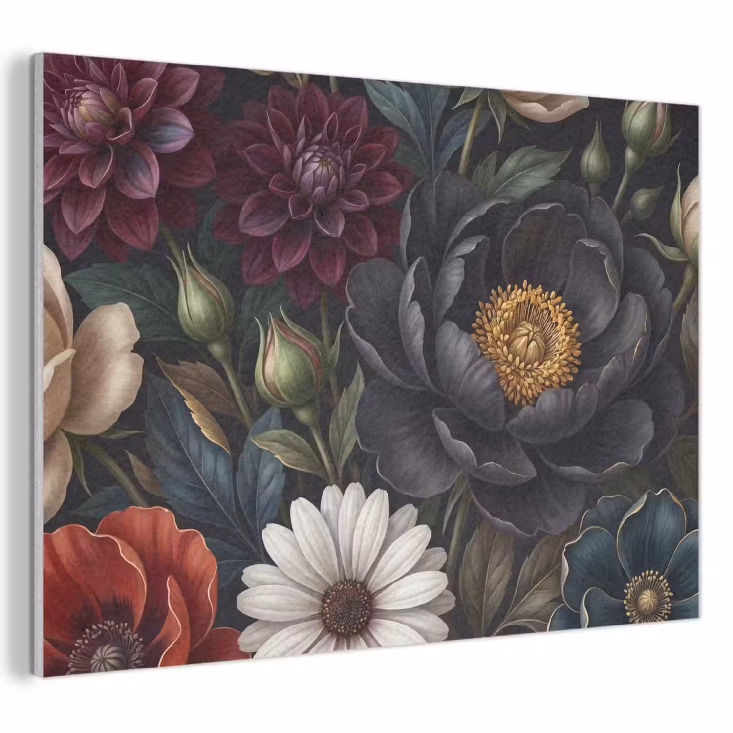 Bloemen - Boeket - Natuur - Klassiek - Weelderig PET vilt klein -3d