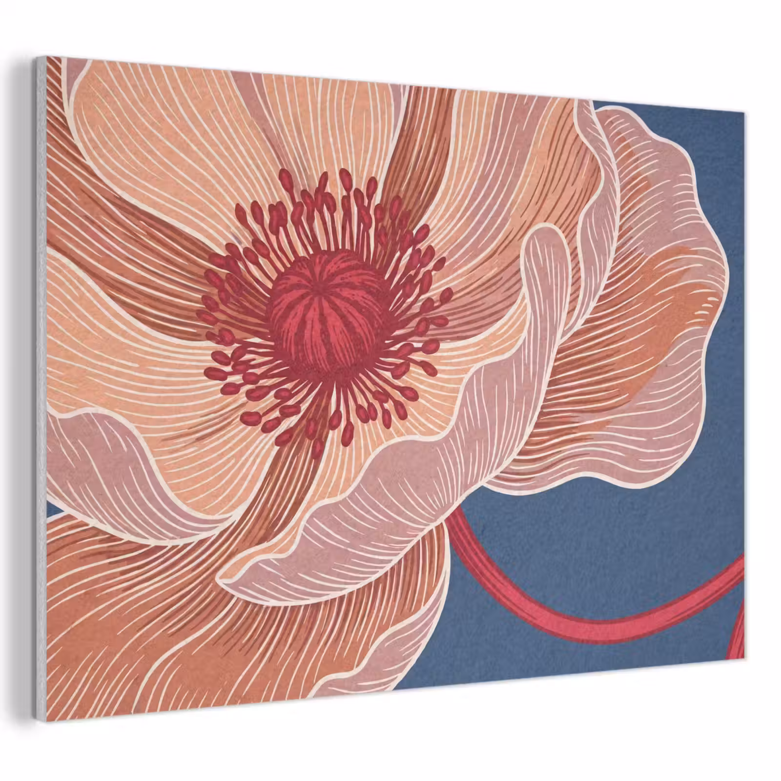 Acoustic Panel - Flowers - Modern - Abstract - Bloemen - Modern - Abstract PET vilt klein