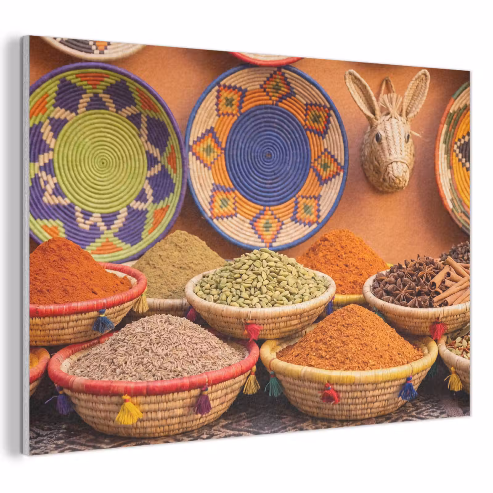 Acoustic Panel - Food - Colorful - Culture - Eten - Kleurrijk - Cultuur PET vilt klein