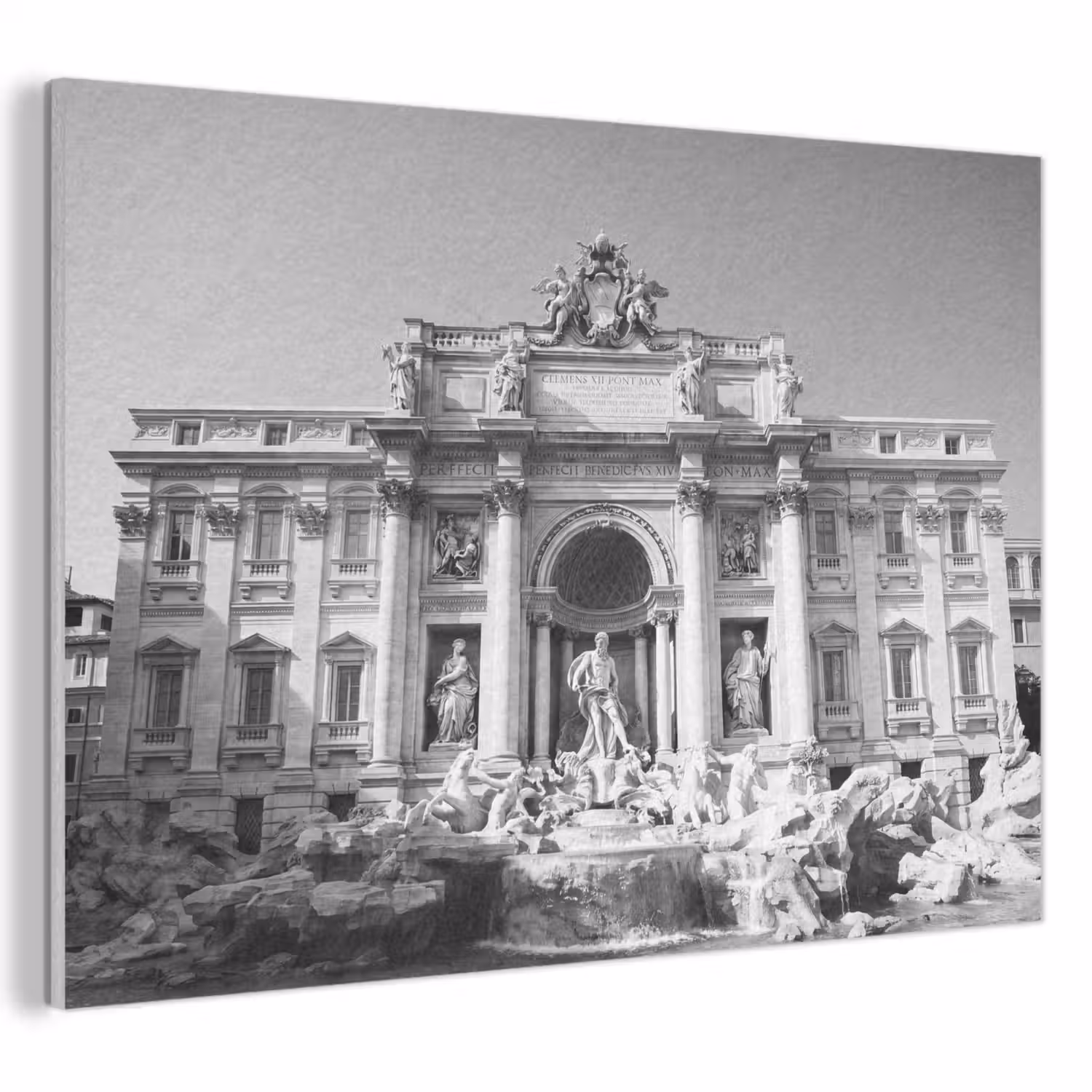 Fontein - Beelden - Architectuur - Zwart-wit PET vilt klein -3d