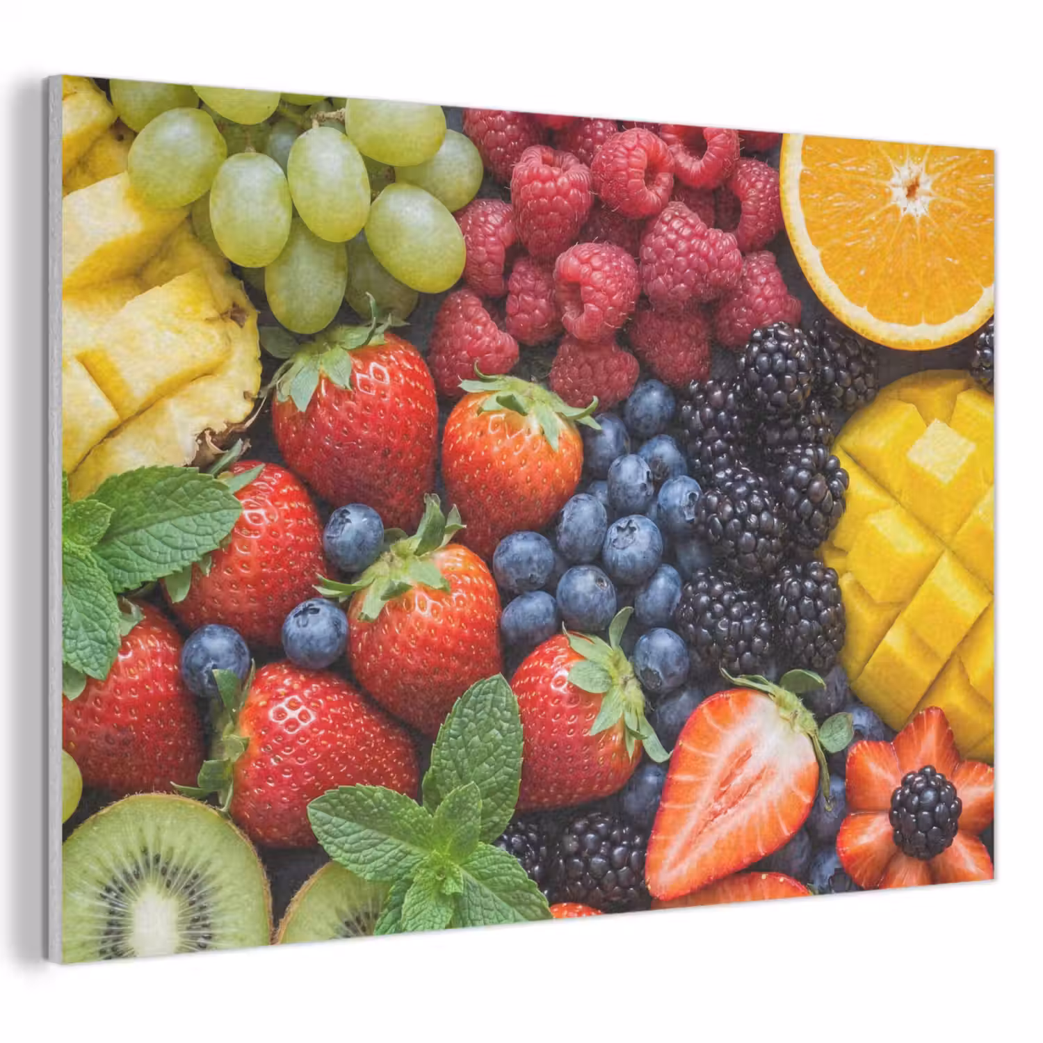 Fruit - Vers - Kleurrijk - Eten PET vilt klein -3d