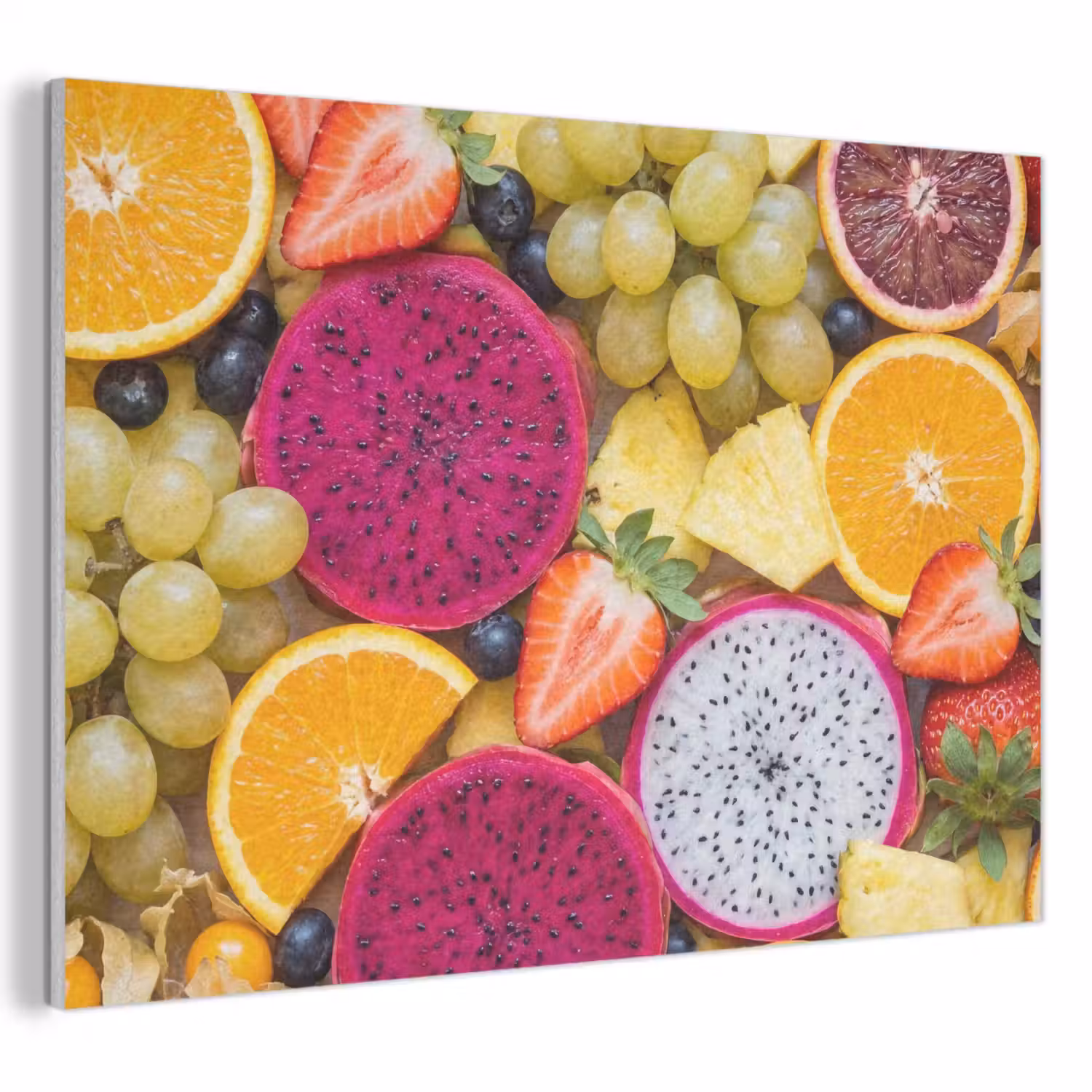 Fruit - Assortiment - Kleurrijk - Gezondheid PET vilt klein -3d