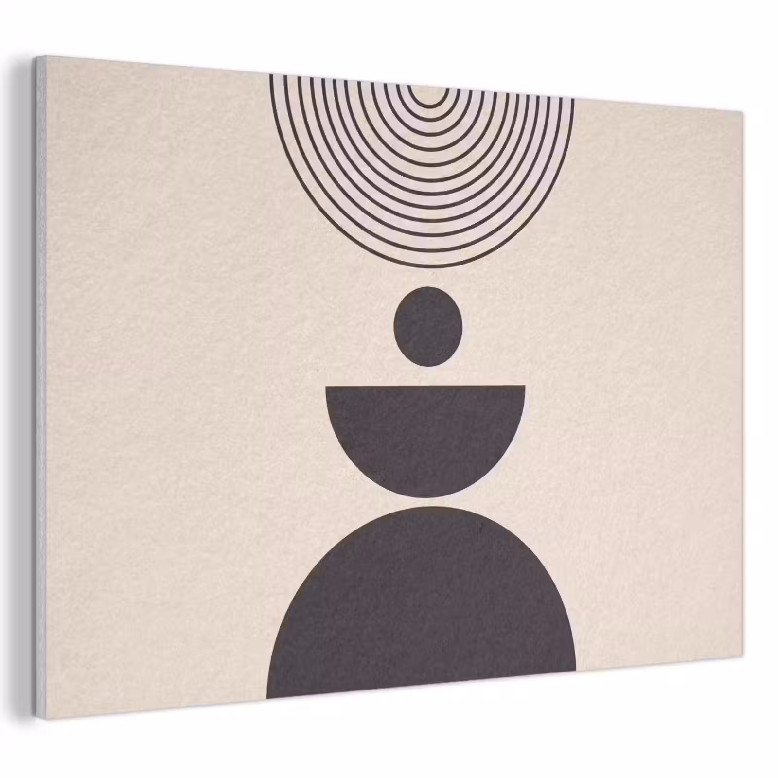 Acoustic Panel - Geometric Balance - Art - Geometrische balans - Kunst PET vilt klein