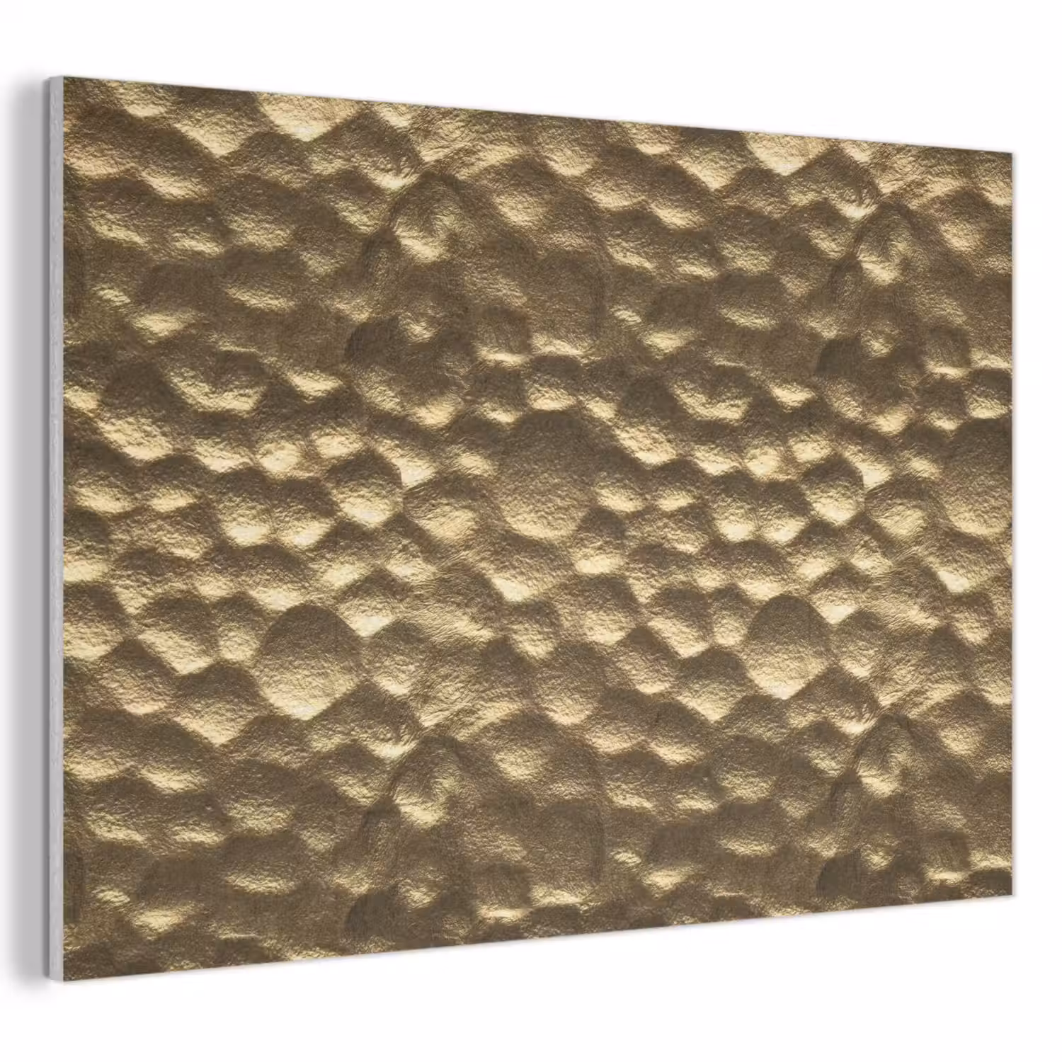 Gehamerd - Reliëf - Textuur - Bronsgoud PET vilt klein 837 -3d
